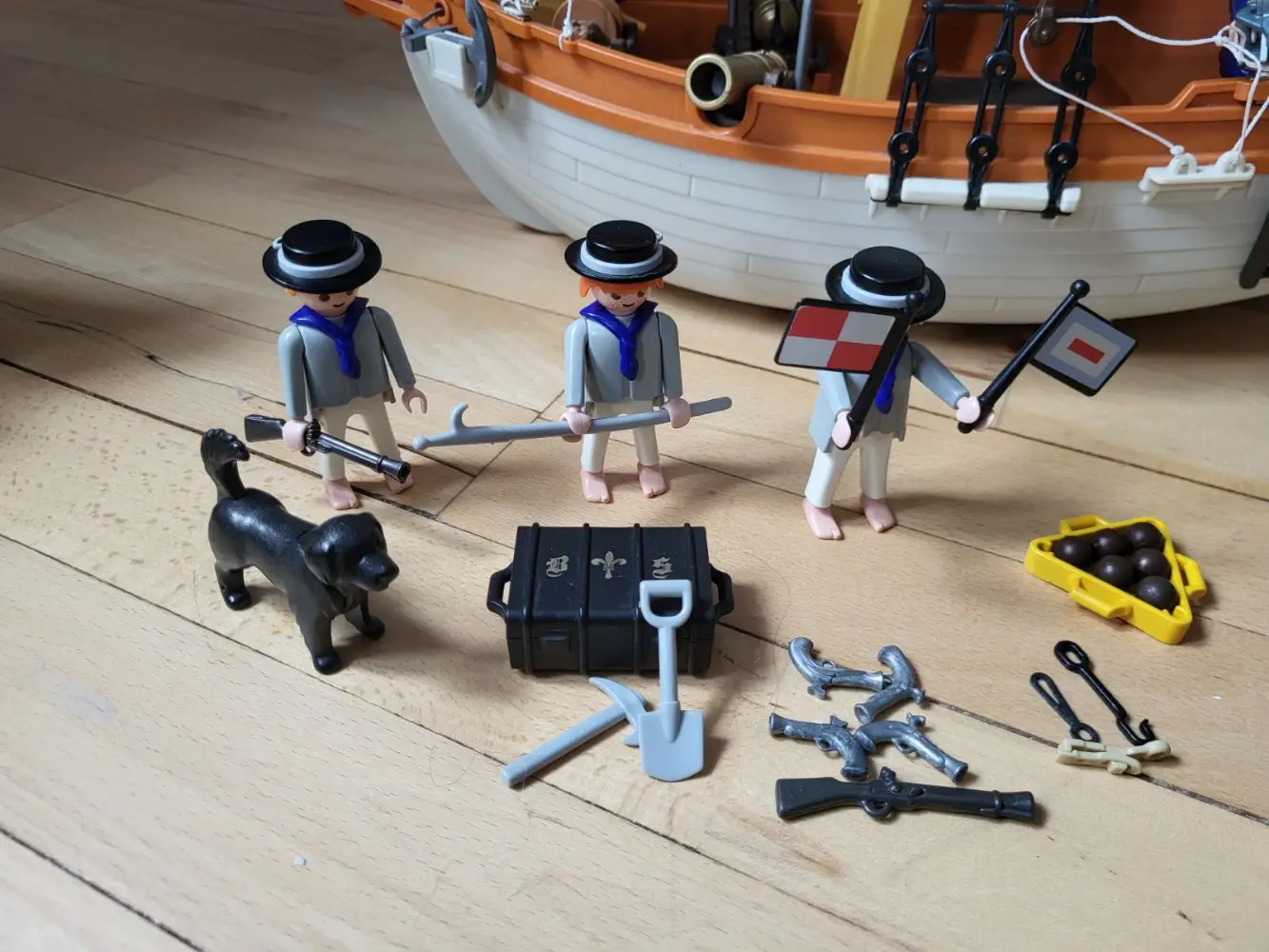 Playmobil Skib soldater tømmerflåde