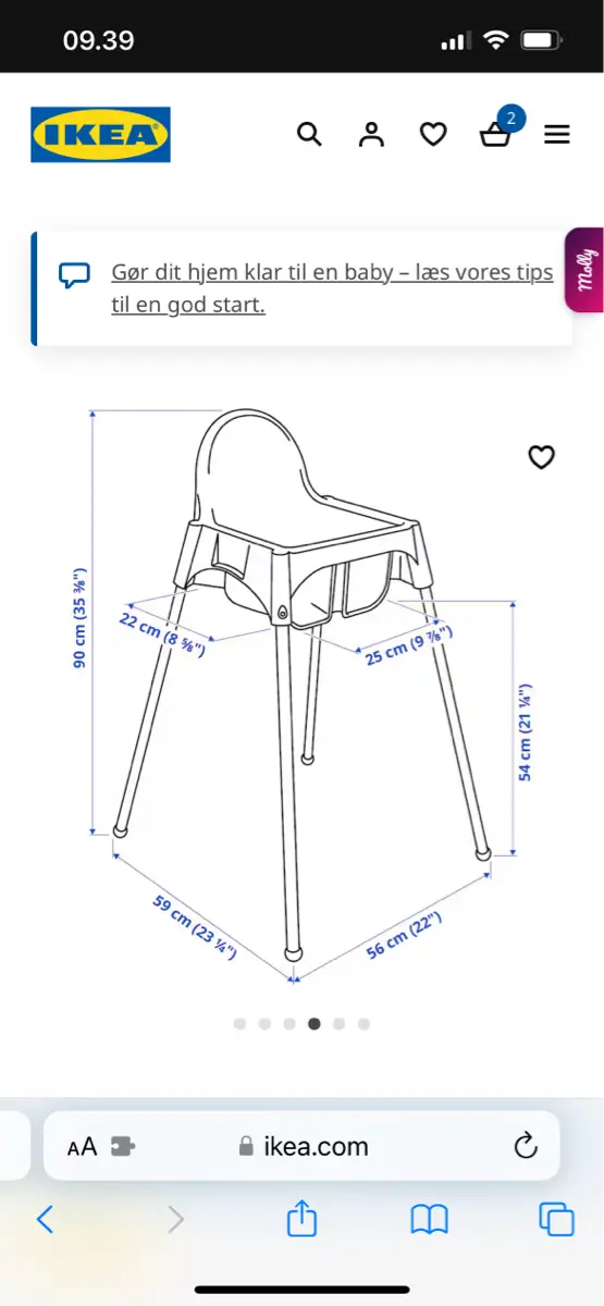 IKEA Højstol