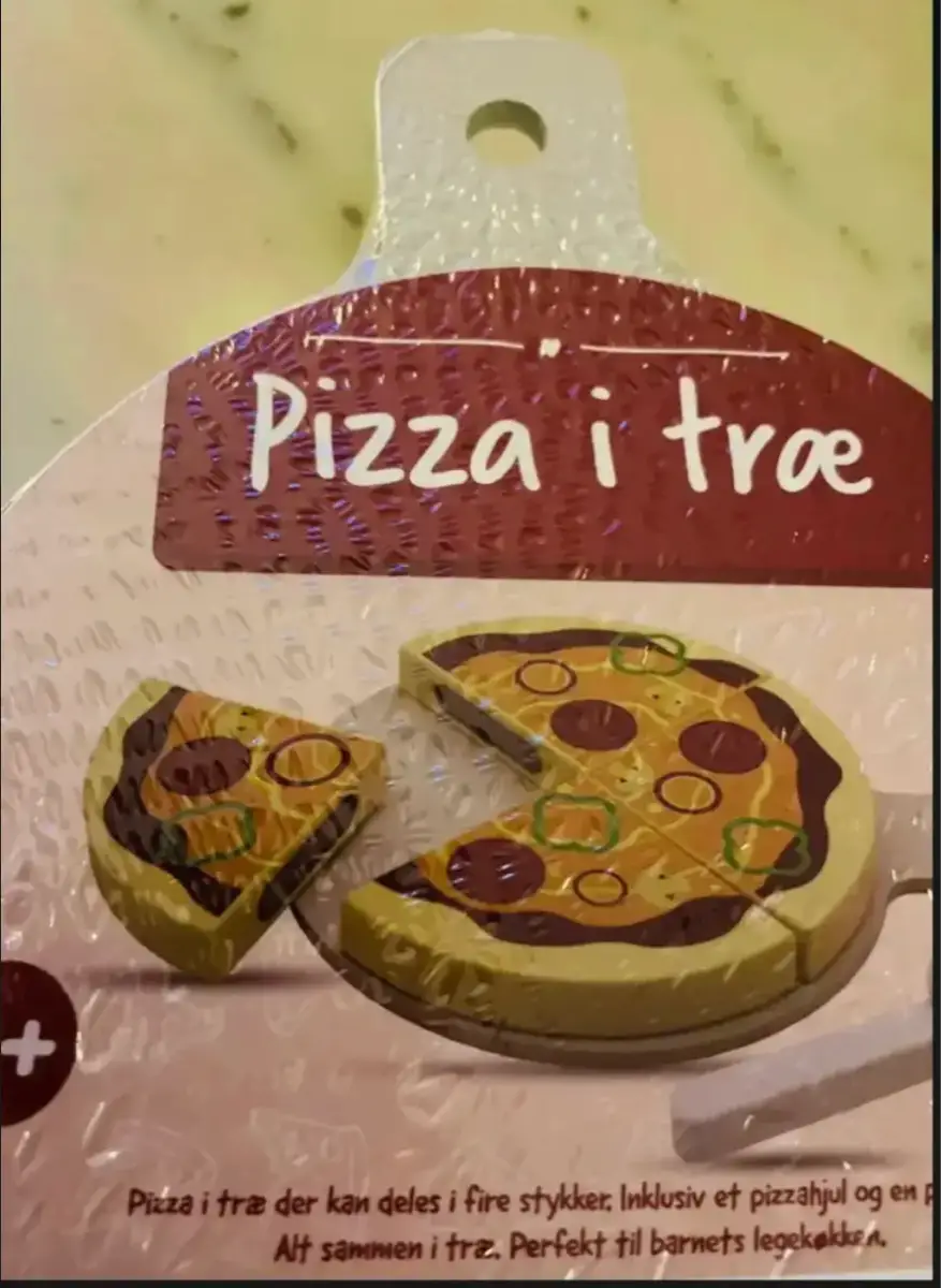 Pizza i træ Legemad