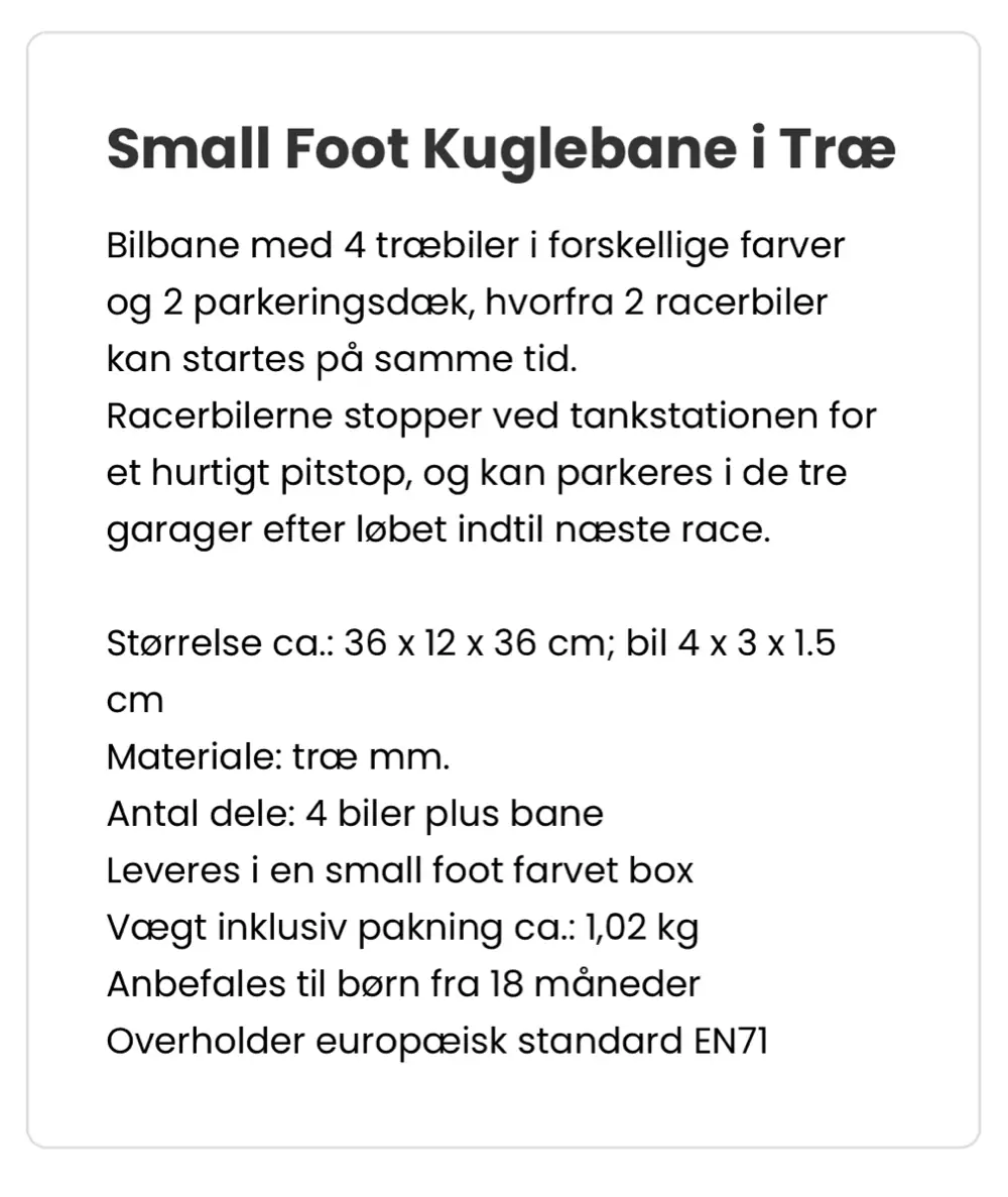 Small Foot Company Bilbane