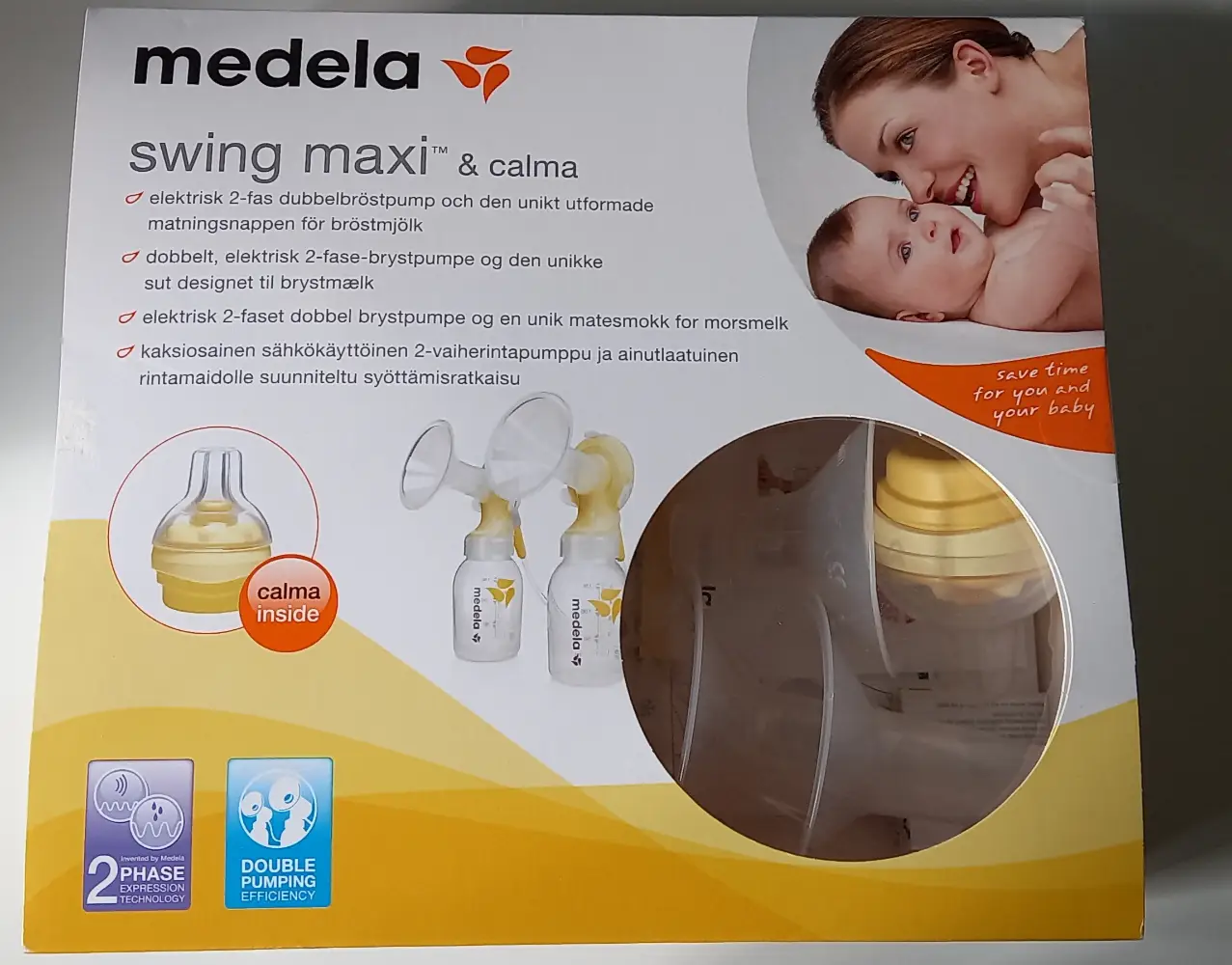 Medela swing maxi  calma Brystpumpe