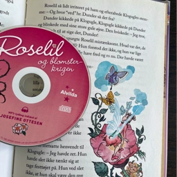 Feen Roselil og blomsterkrigen bog m CD Josefine Ottesen læs højt bog