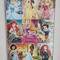 Disney Princess Plakat med el Uden glasramme