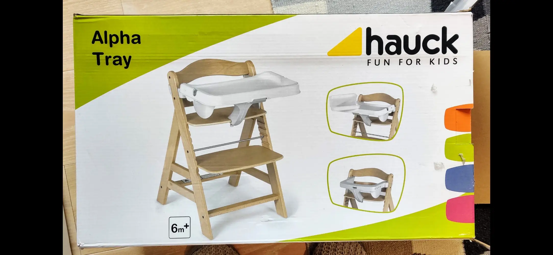 Hauck Highchair with weaning tray