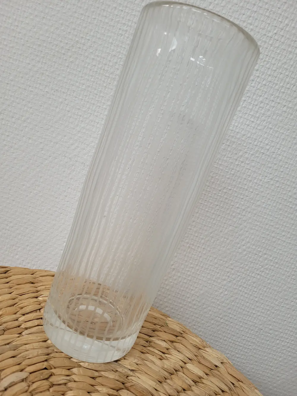 Ukendt Tung glas vase