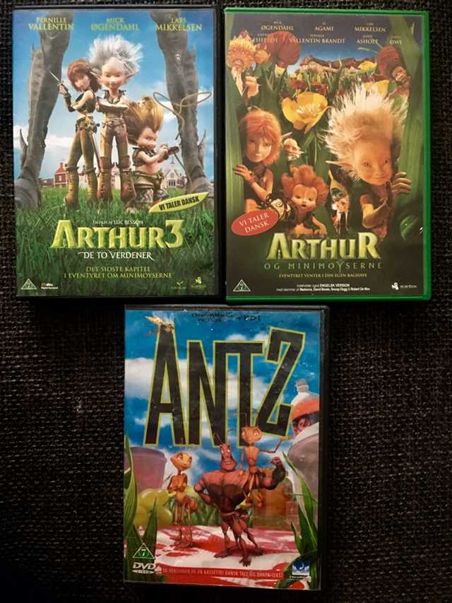 Arthur 3 Antz 🎋🎍🍃 dvd film tegnefilm