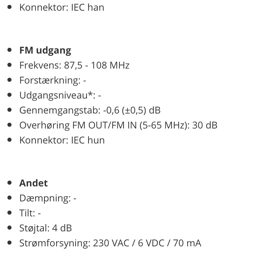 Comega Husforstærker