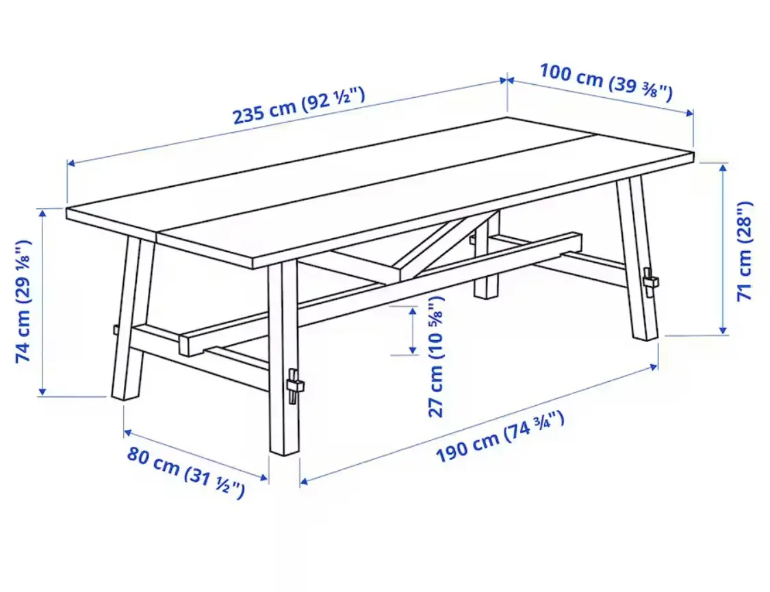 IKEA Mökelby spisebord