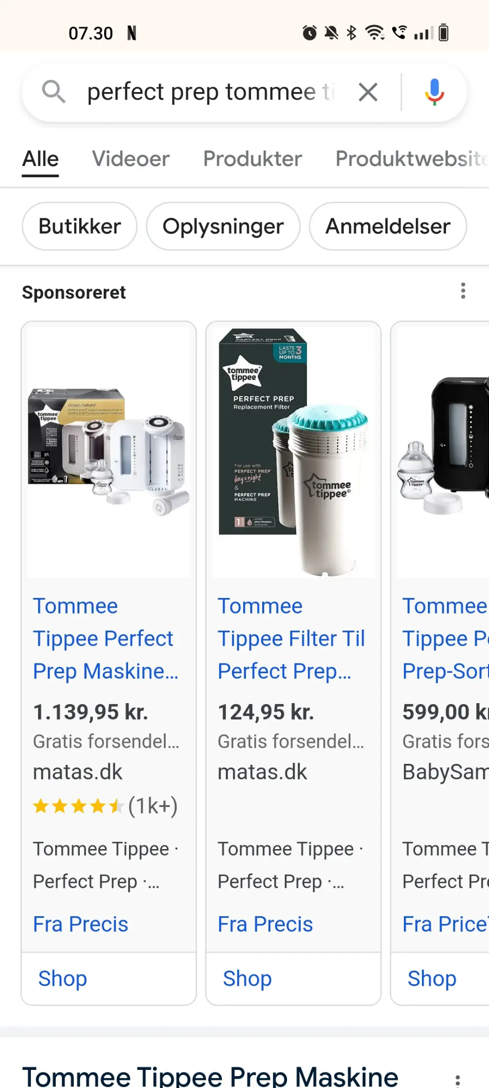 Tommee Tippee Maskine til modermælkserstat