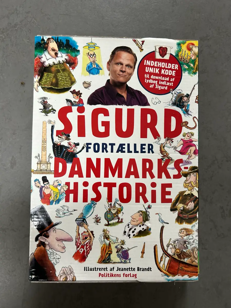 Sigurd fortæller Danmarks historie To bøger