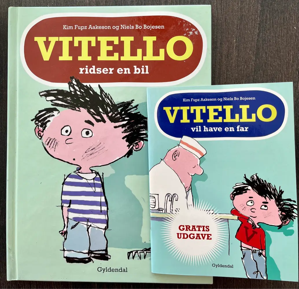 Vitello ridser en bil læs højt bog Sjov bog historie højtlæsning
