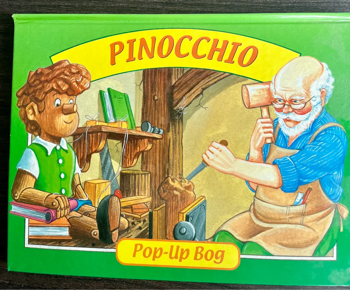 Pop-up bog fold ud bog Pinocchio Eventyret i billedbog