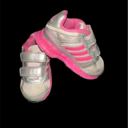 Adidas pink grå 22 sko kondisko sneakers måler 133 l