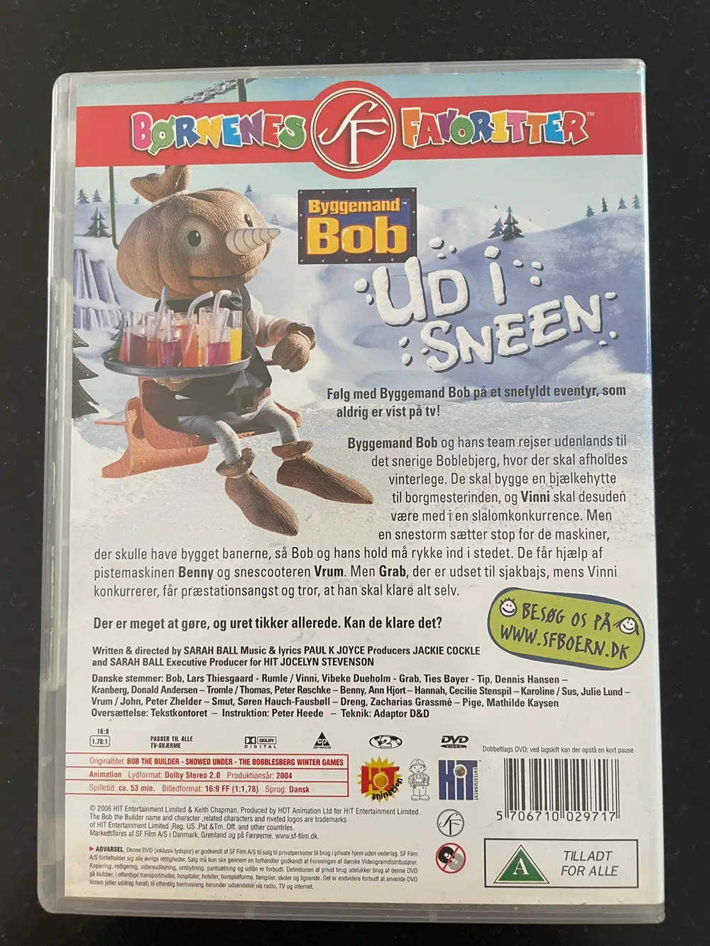 Byggemand Bob ud i sneen Dvd