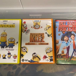 Minions Garfield Anastasia Dvd