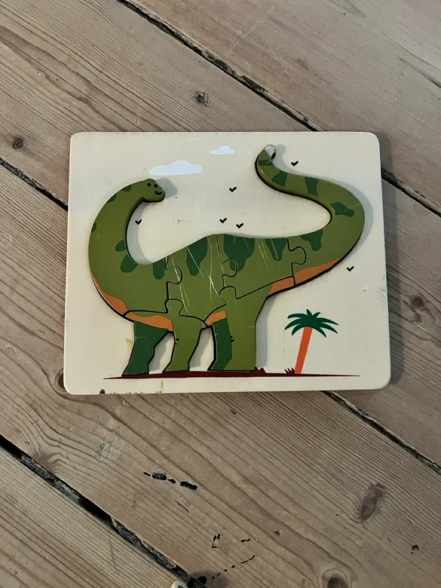 Ukendt Puslespil dinosaur