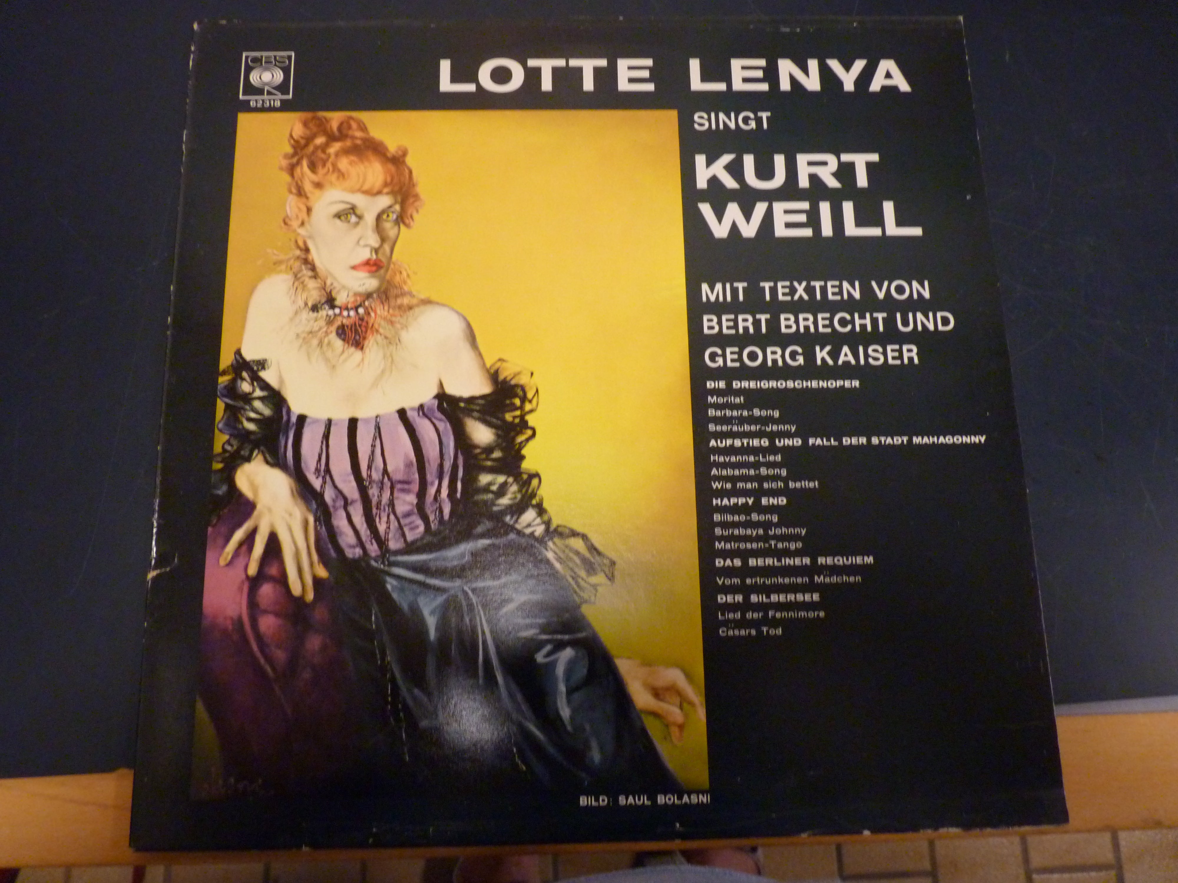 LP: LOTTE LENYA SINGT KURT WEILL