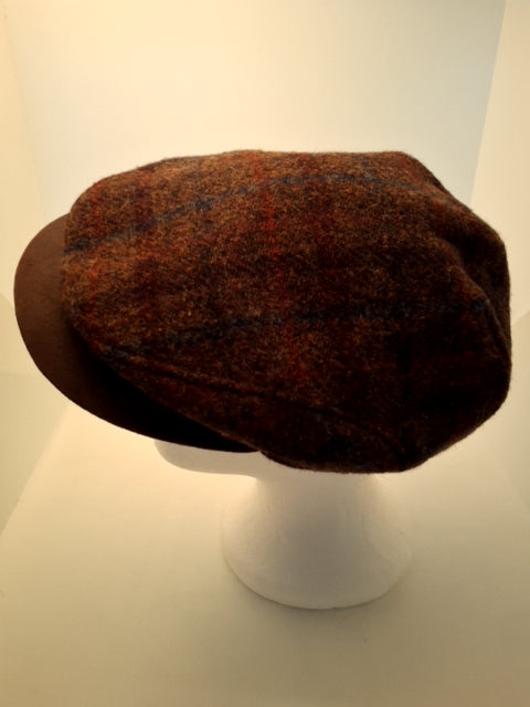 Harris Tweed Wool Bugatti Cap