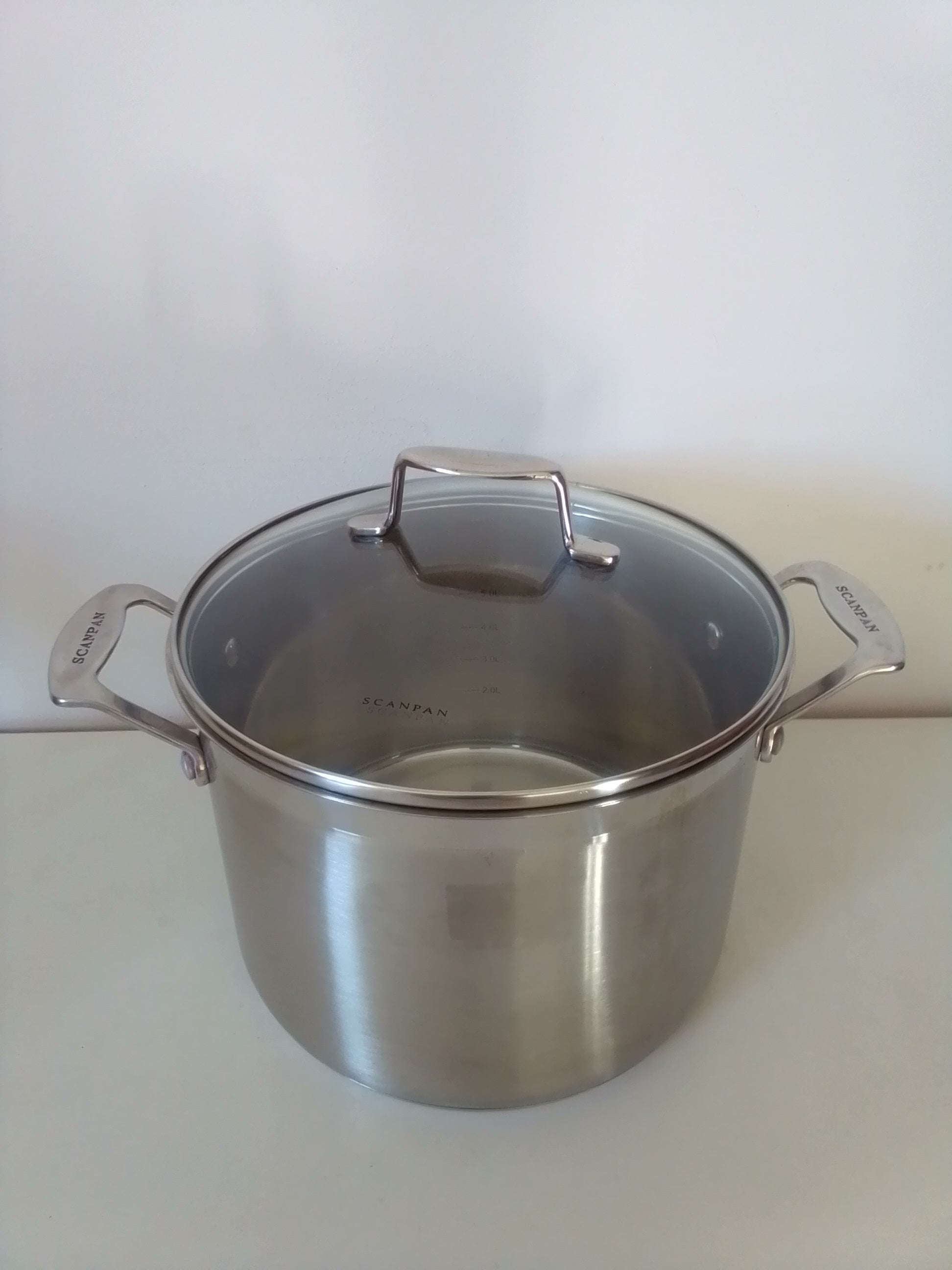 Scanpan rustfri 7 liter gryde med låg