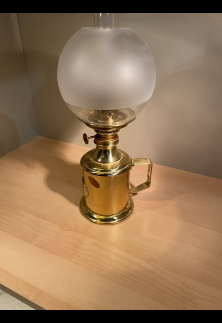 Messinglampe