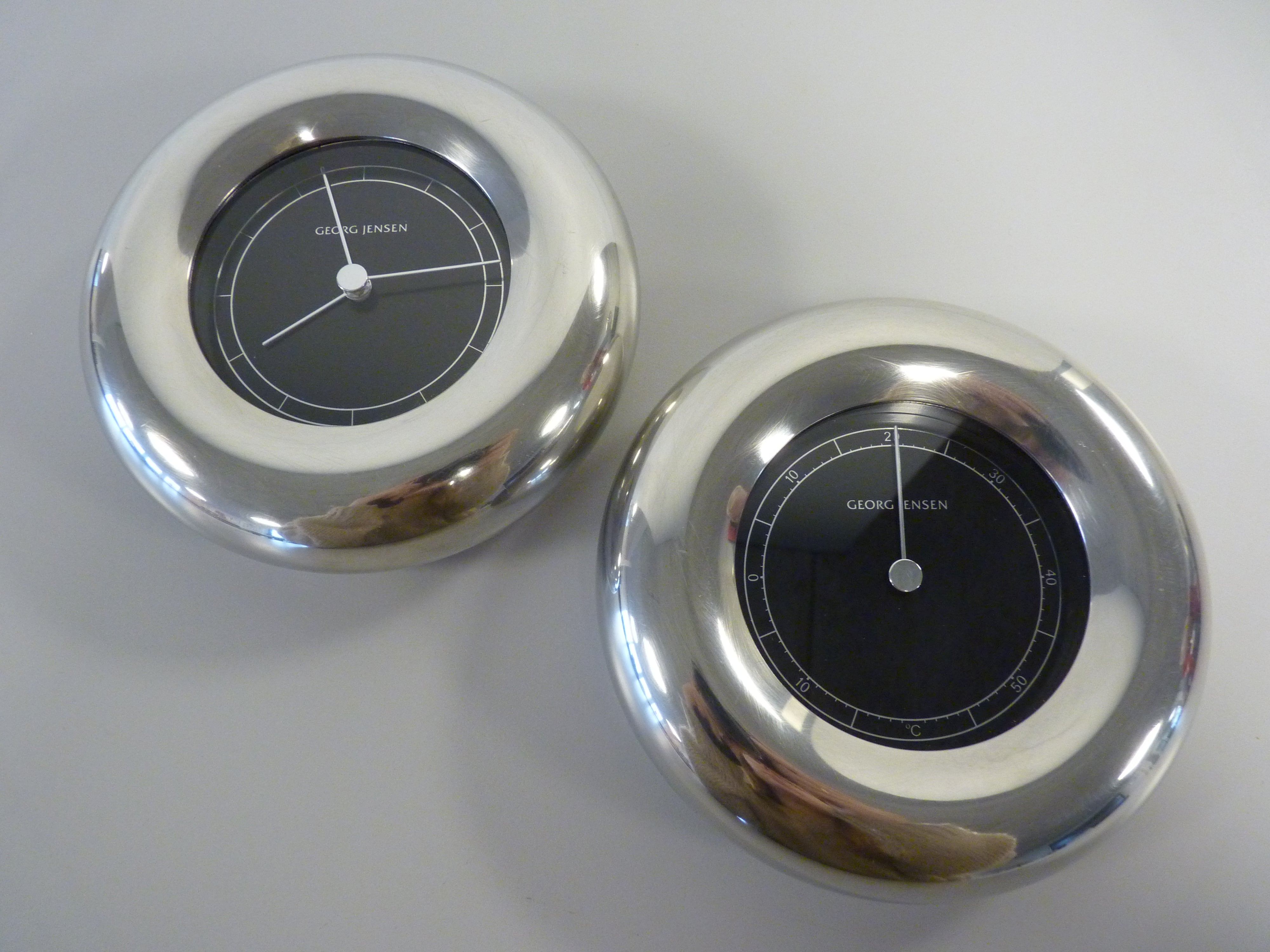 Georg Jensen vægur og termometer