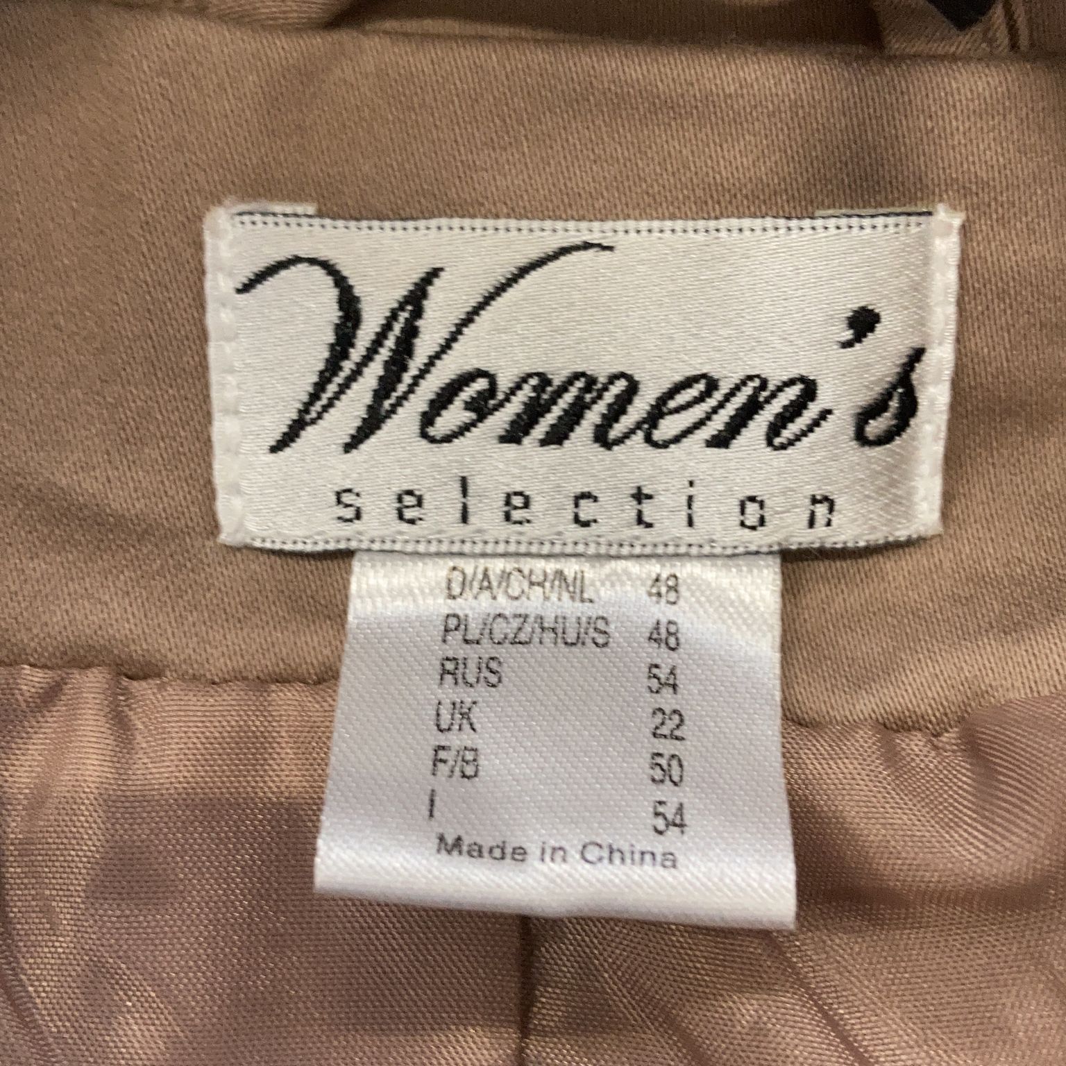 Women's Selection