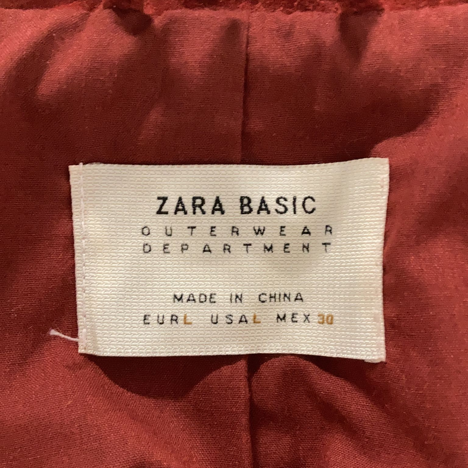 Zara Basic Outerwear