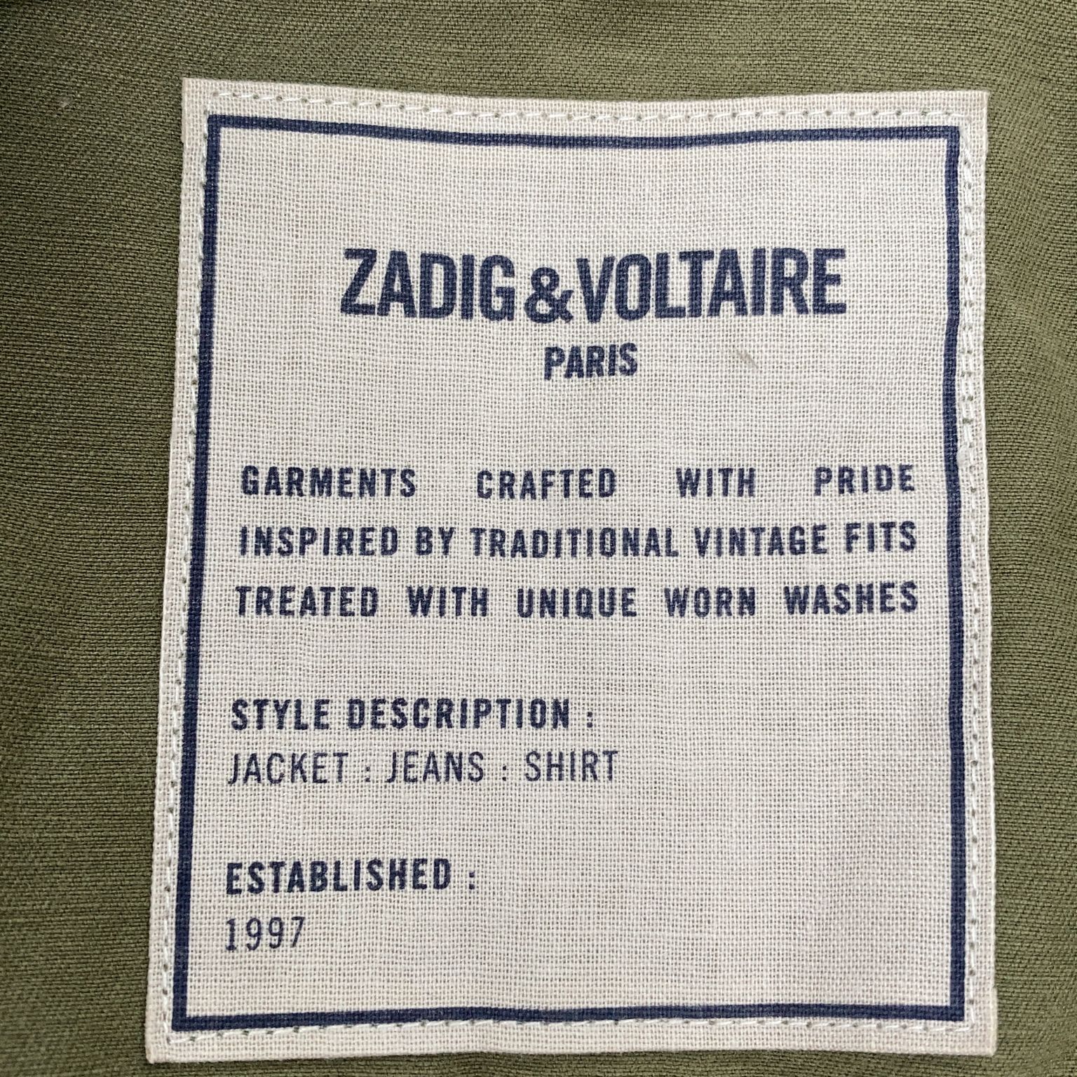 Zadig  Voltaire