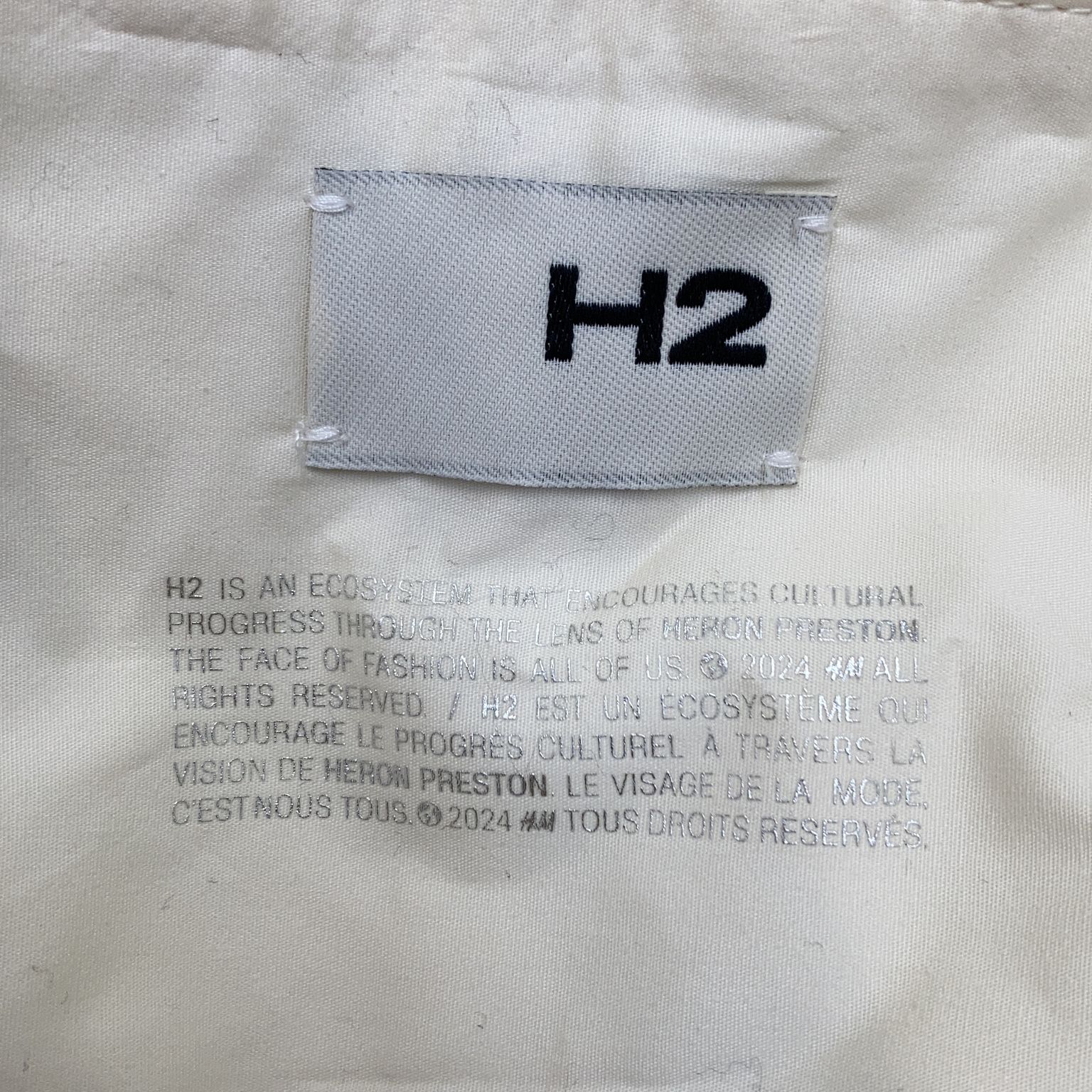 H2 by Heron Preston and HM