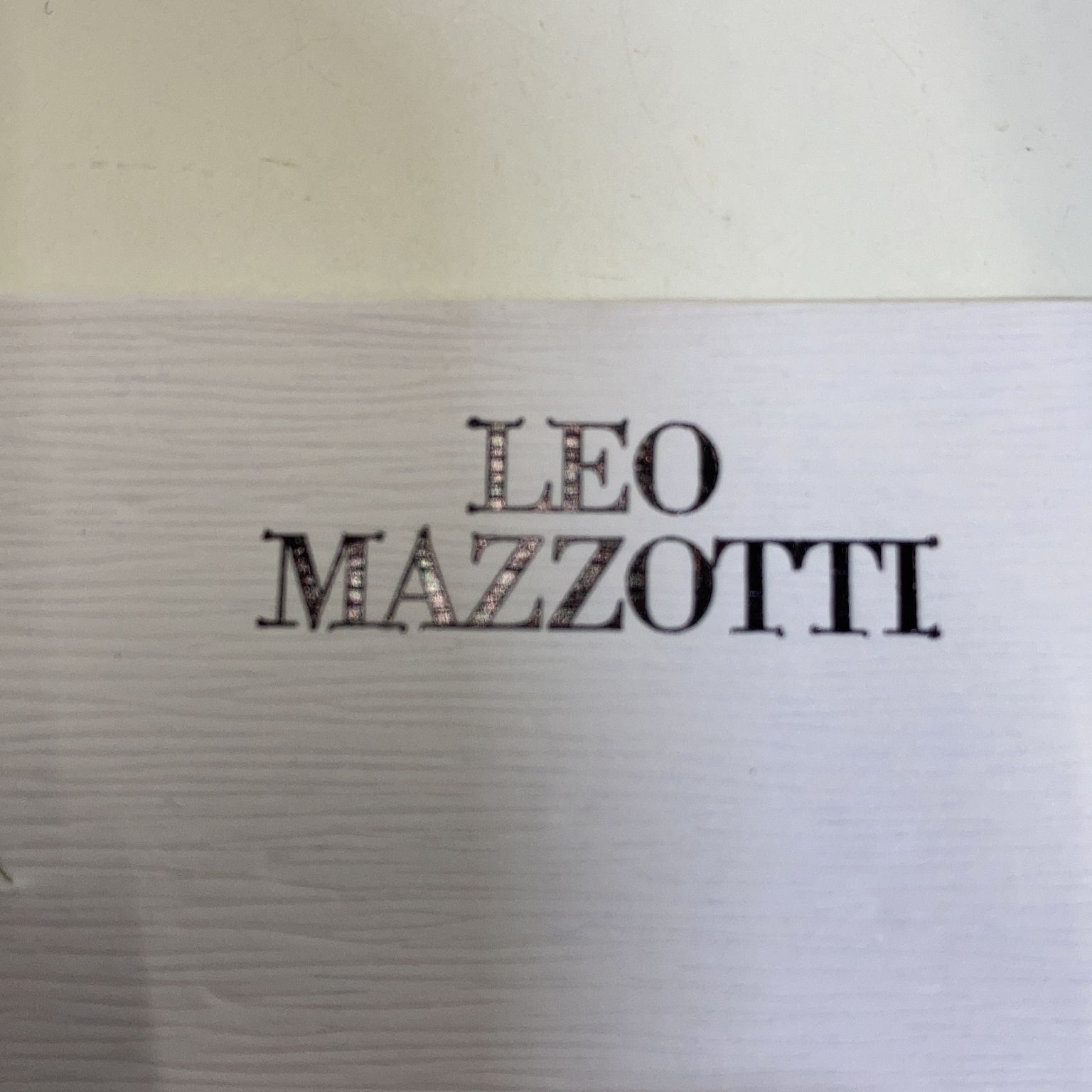 Leo Mazzotti