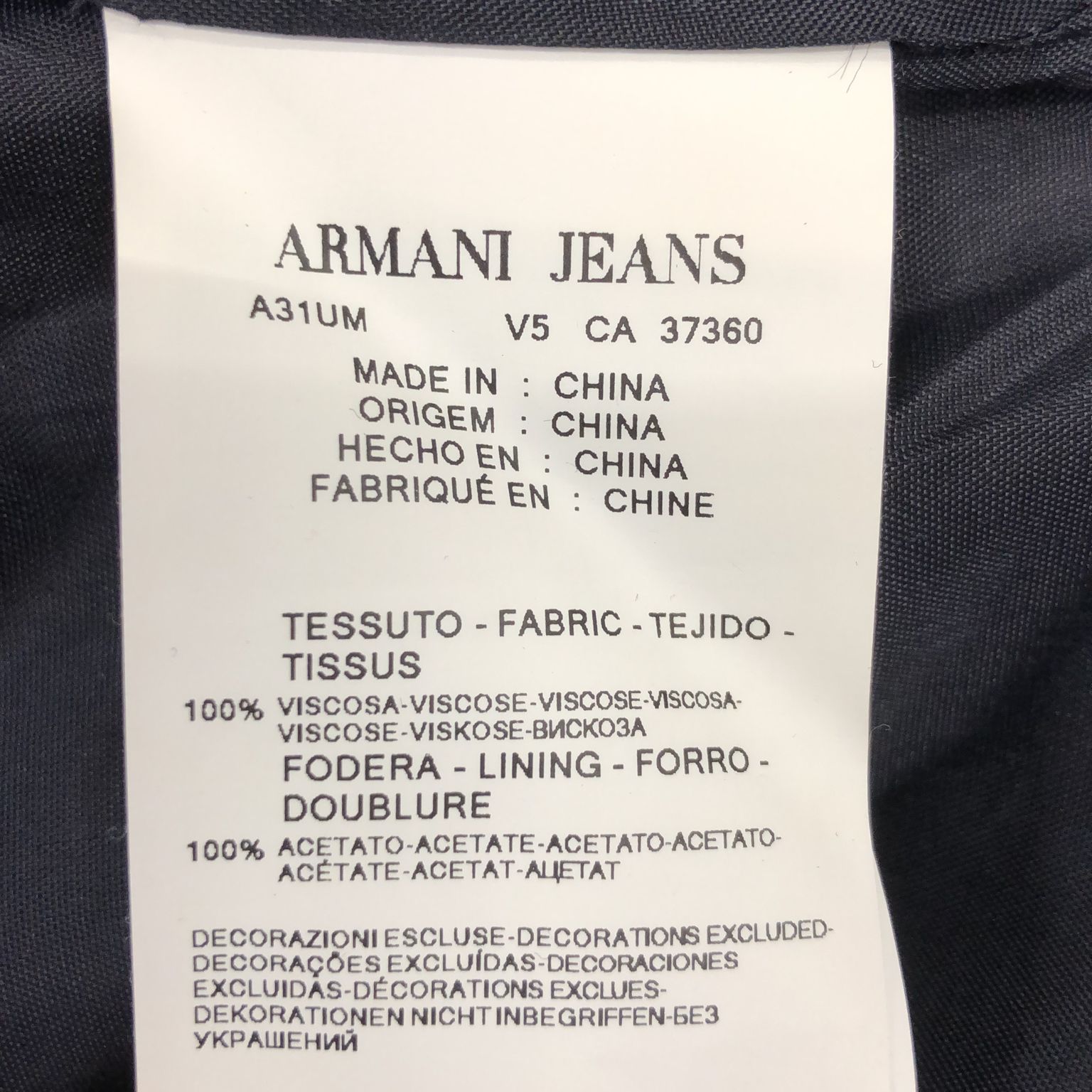 Armani Jeans