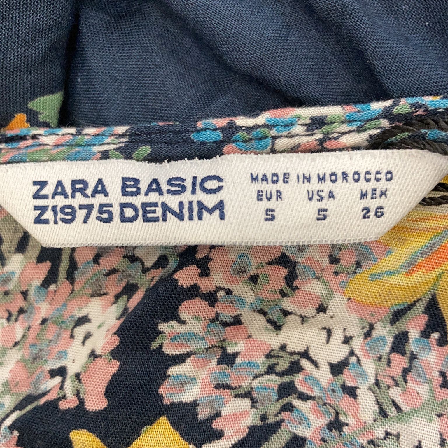 Zara Basic Z1975 Denim