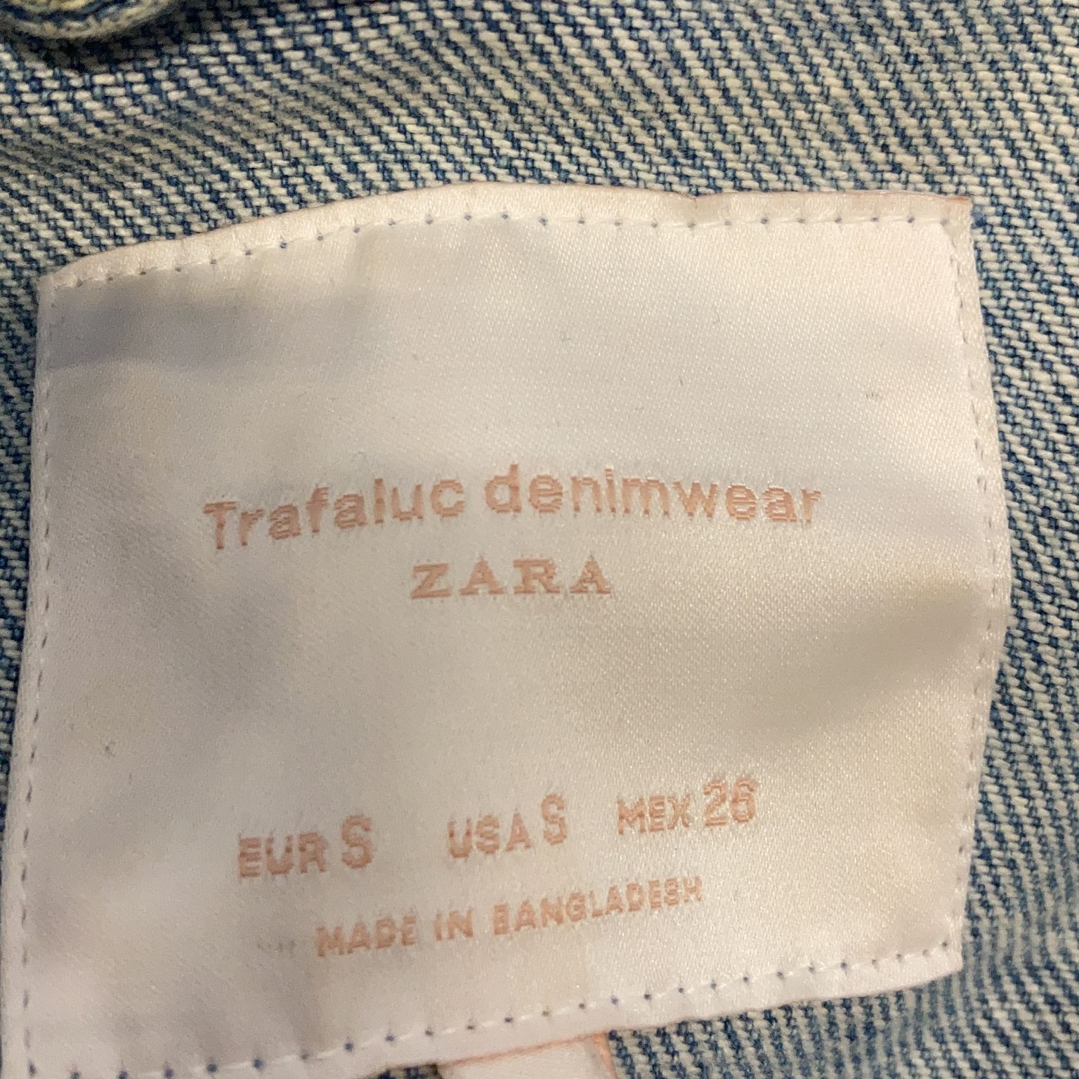 Zara Trafaluc Denim Wear