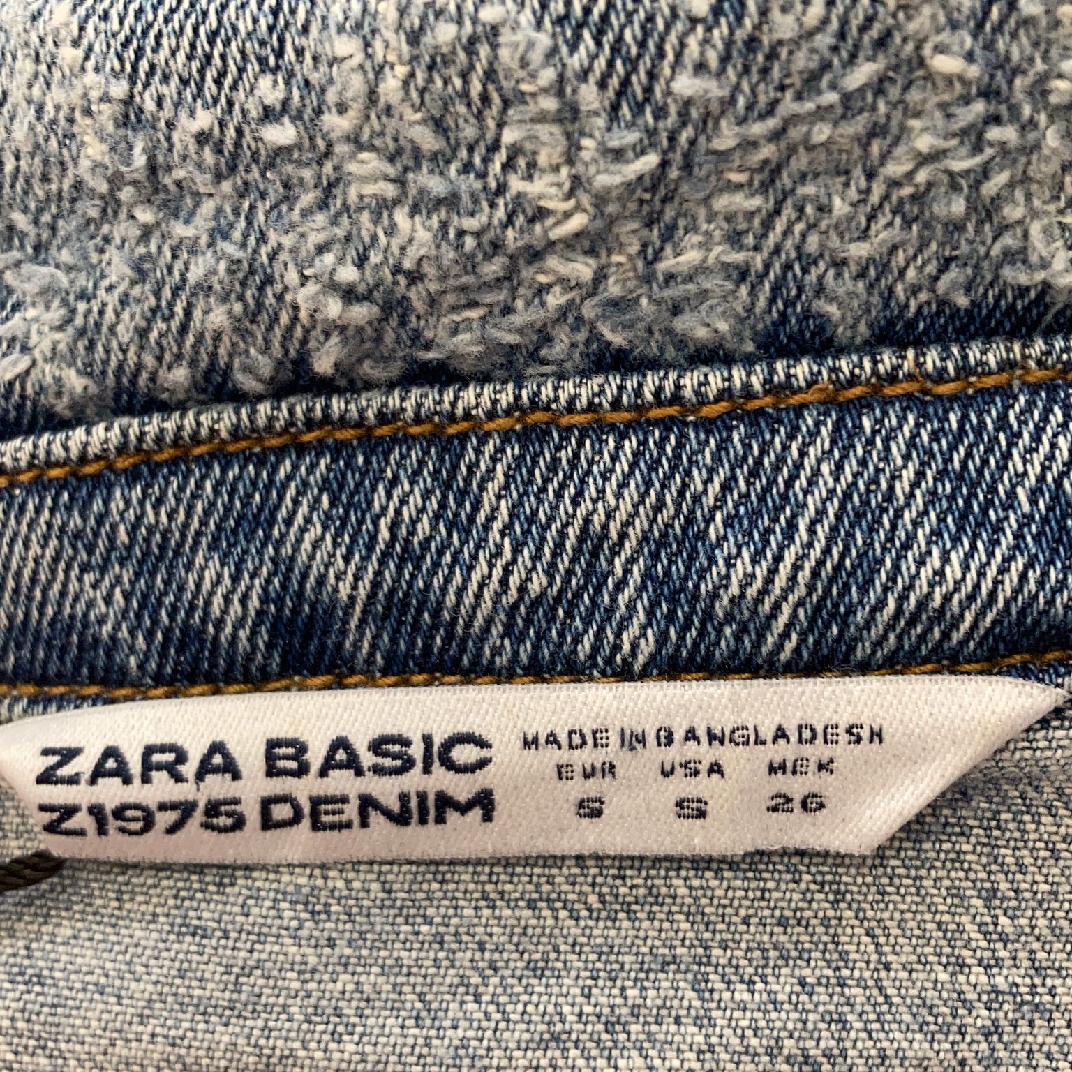 Zara Basic Z1975 Denim