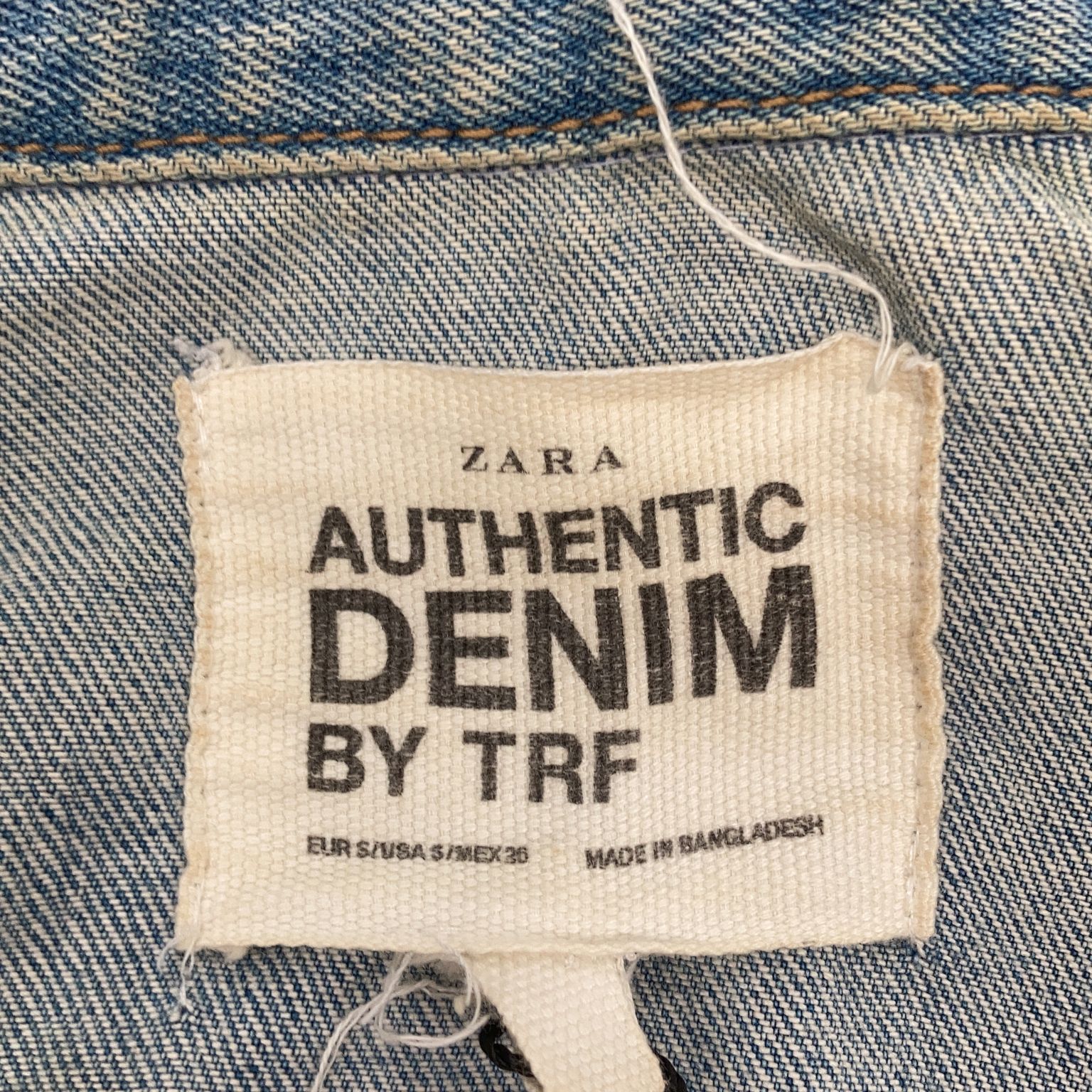 Zara Authentic Denim by TRF