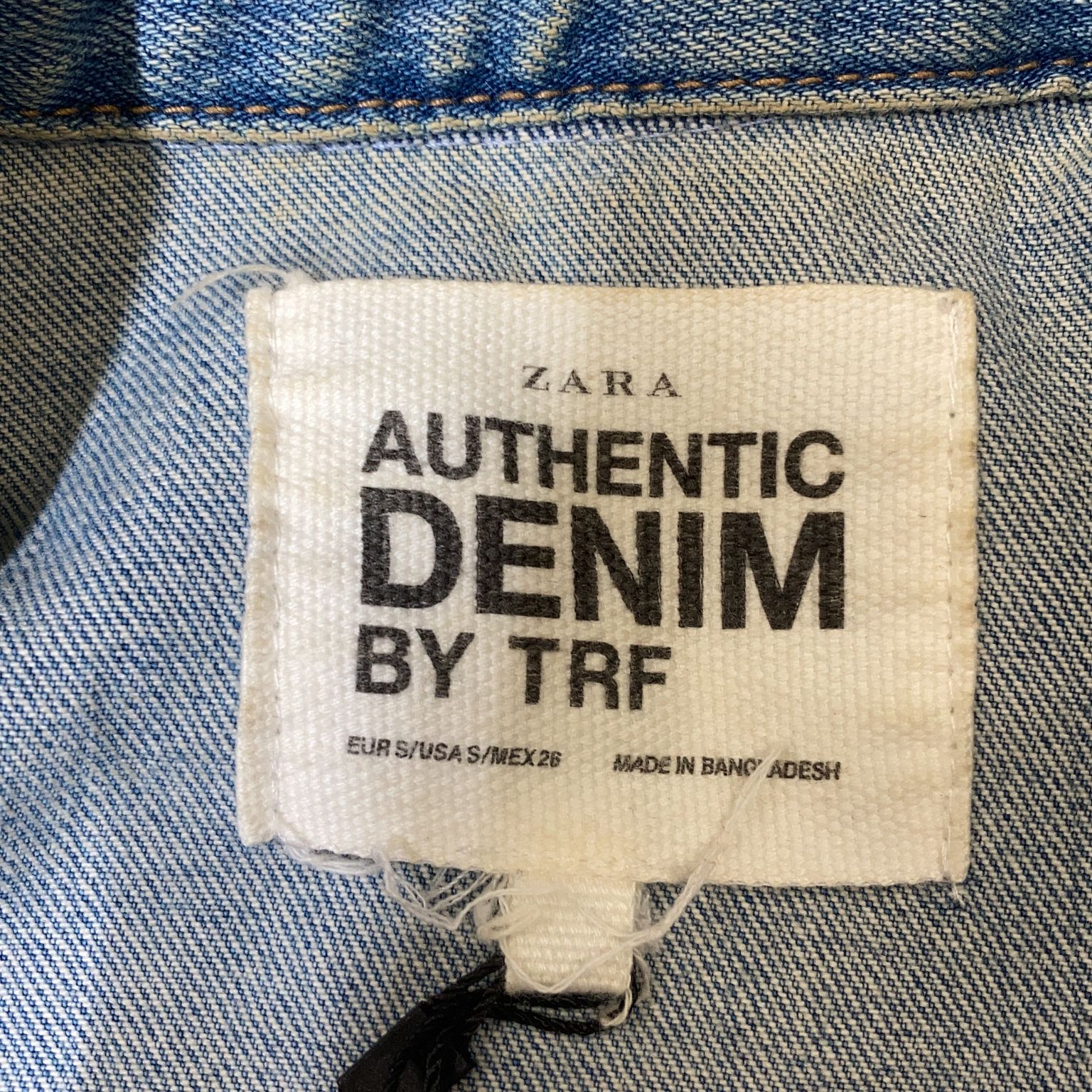 Zara Authentic Denim by TRF