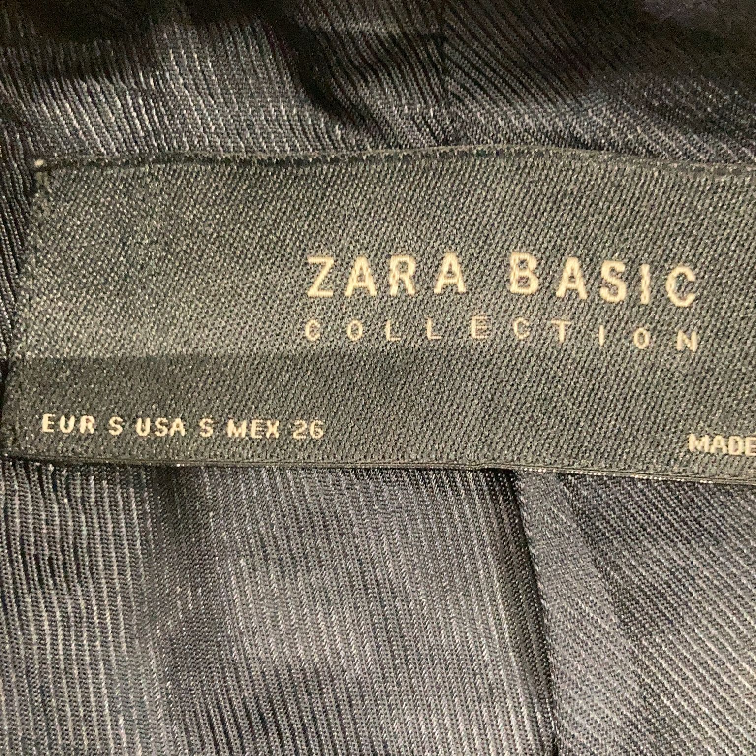 Zara Basic Collection