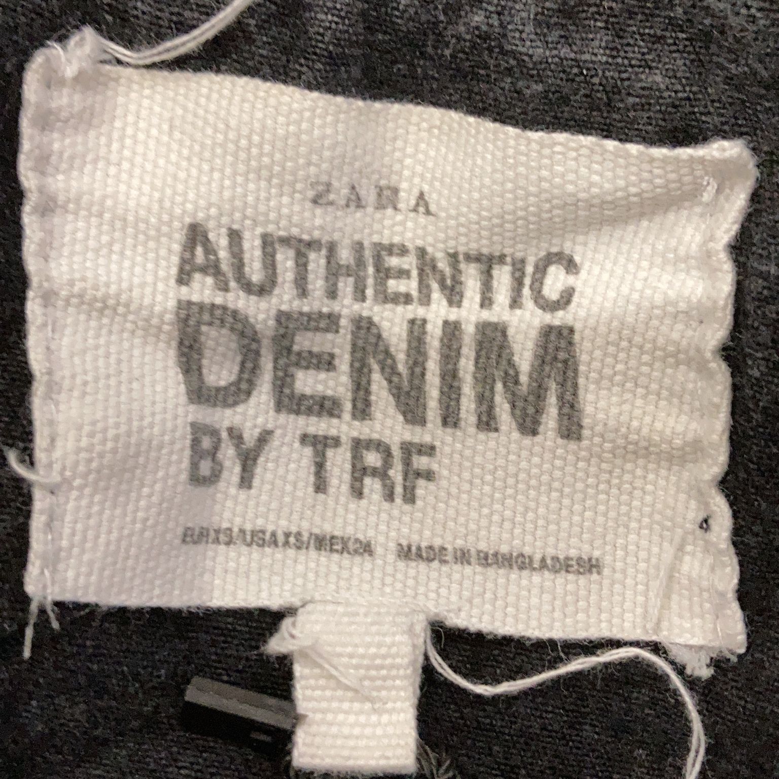 Zara Authentic Denim by TRF