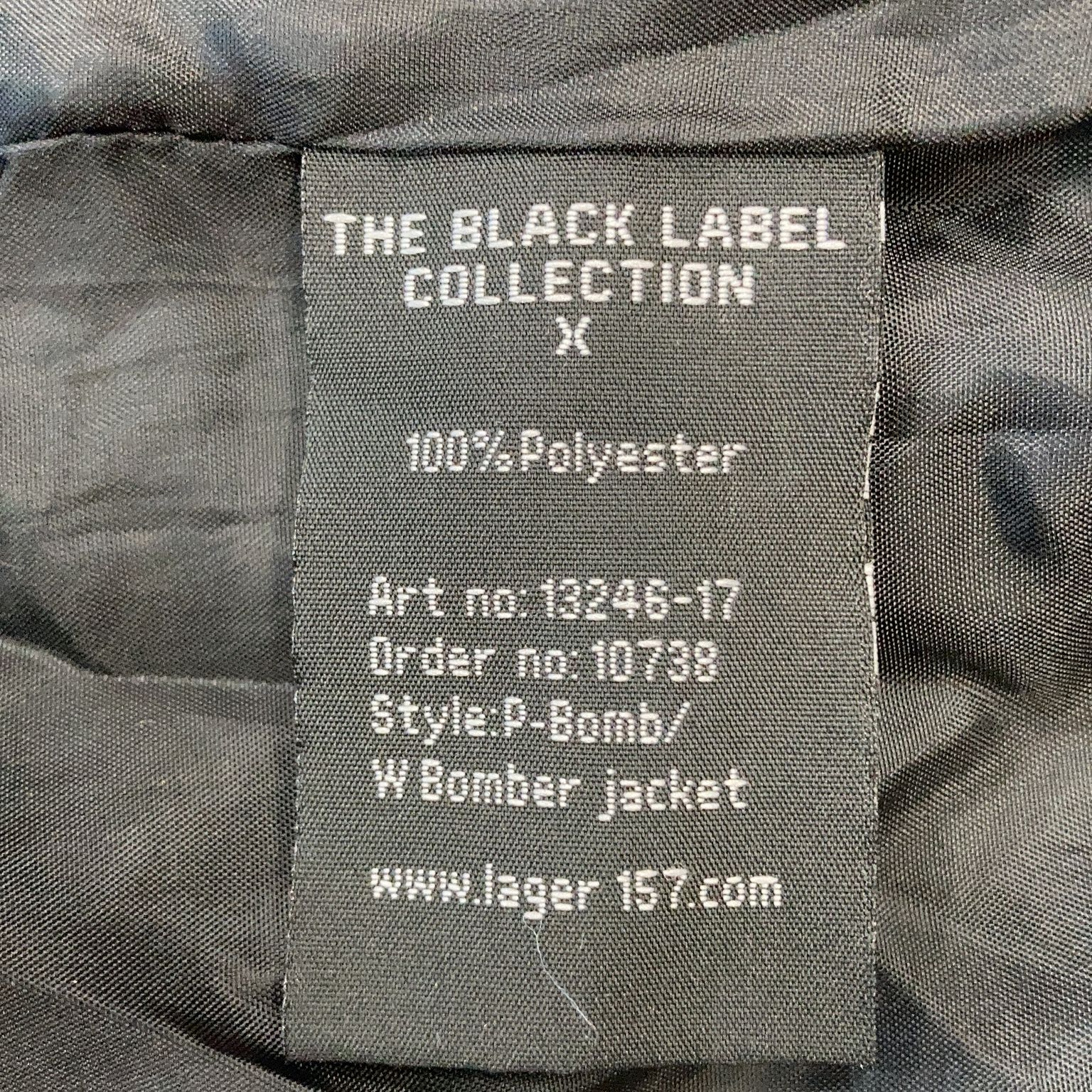 The Black Label Collection Lager 157