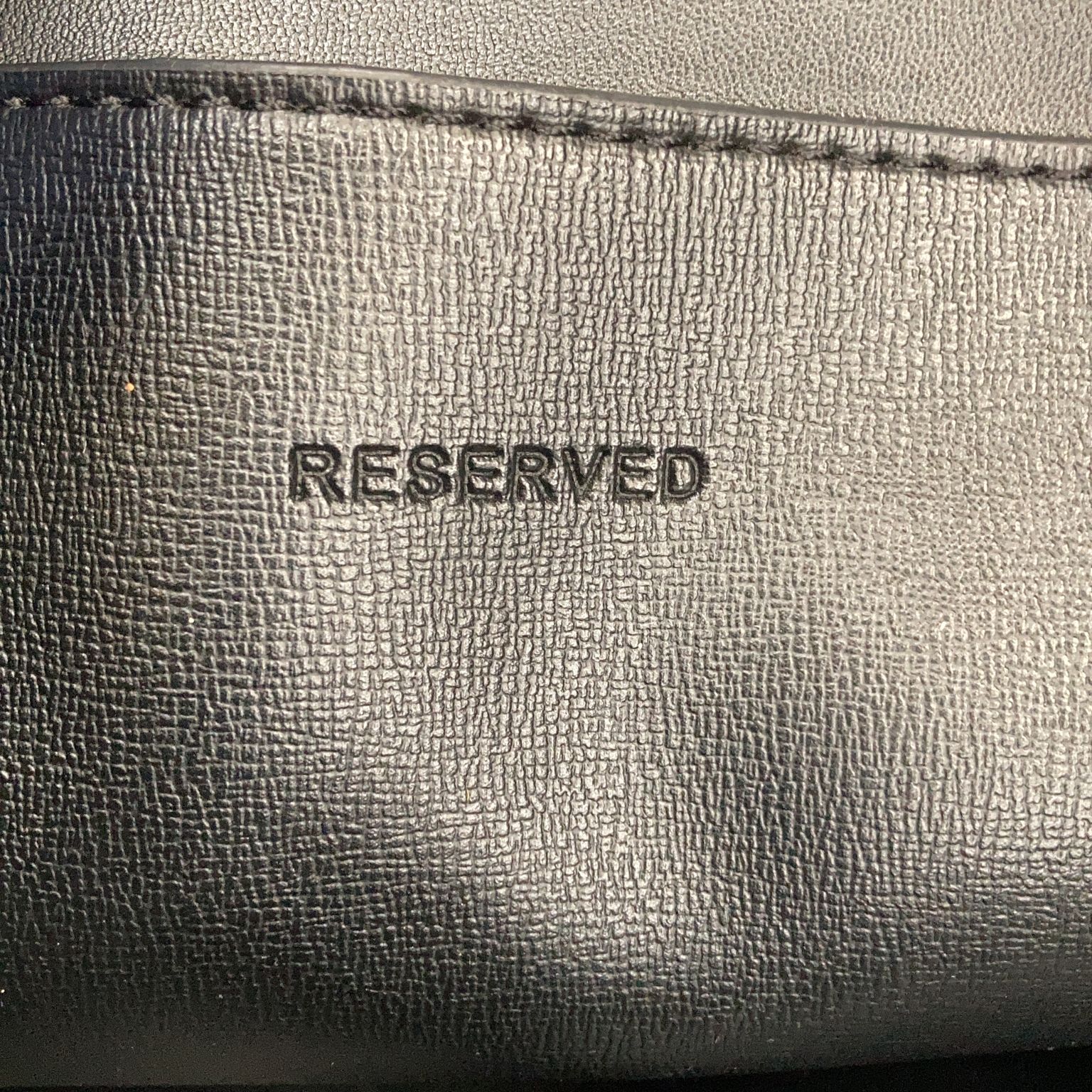 Reserved