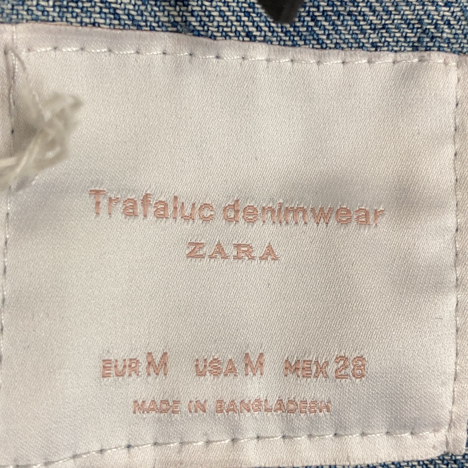 Zara Trafaluc Denim Wear