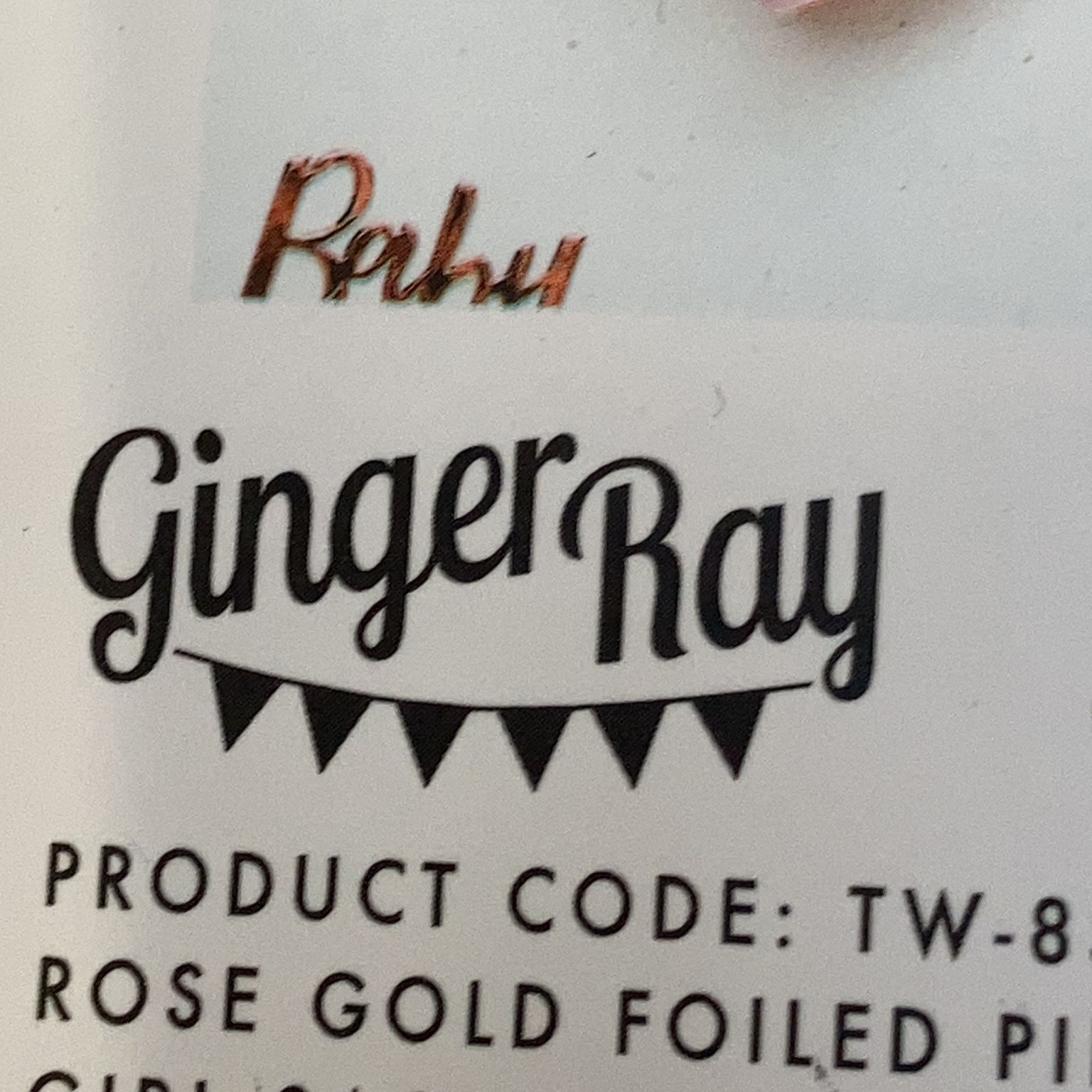 Ginger Ray