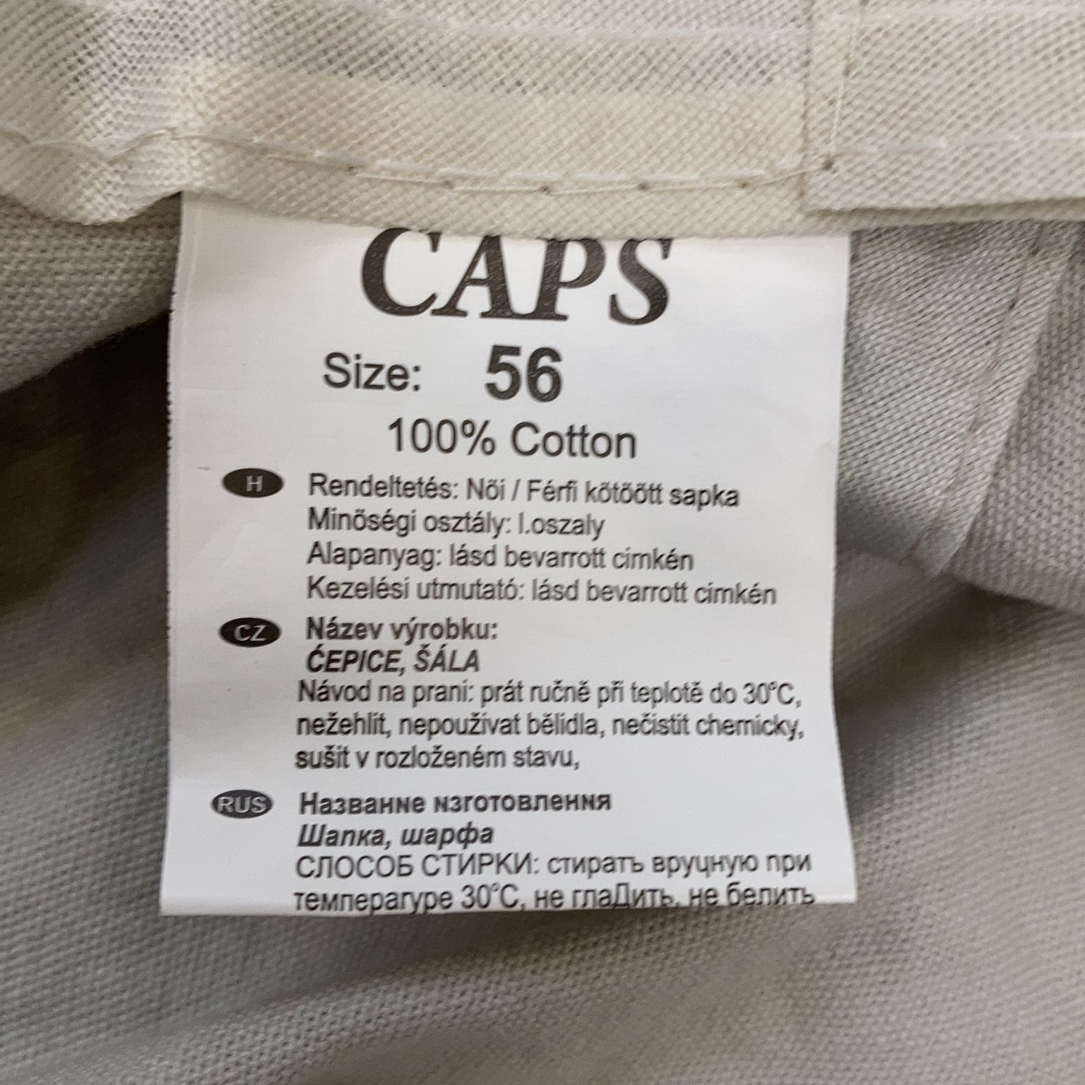 Caps