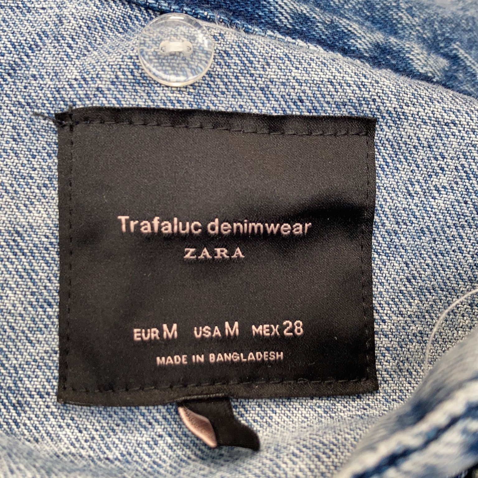 Zara Trafaluc Denim Wear