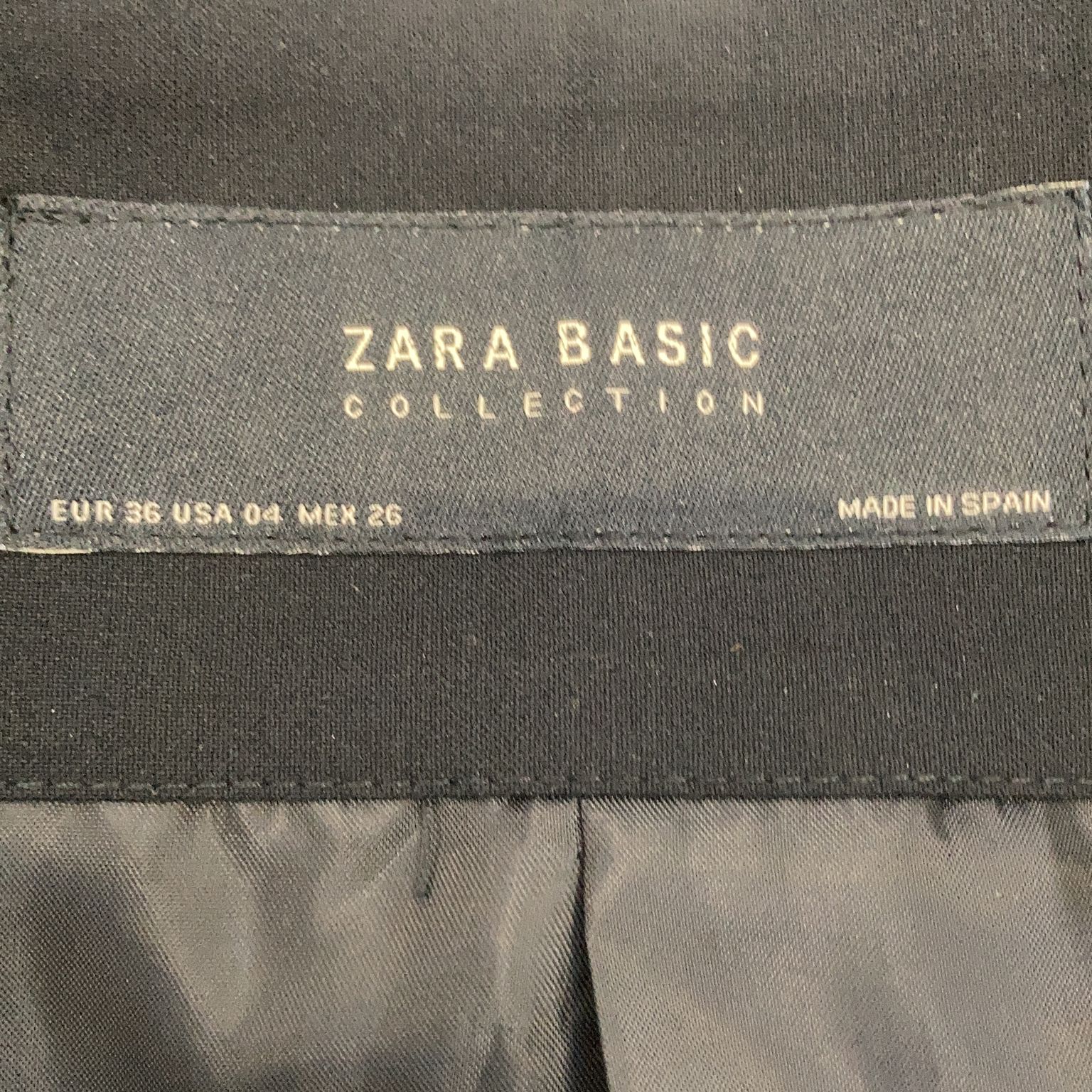 Zara Basic Collection