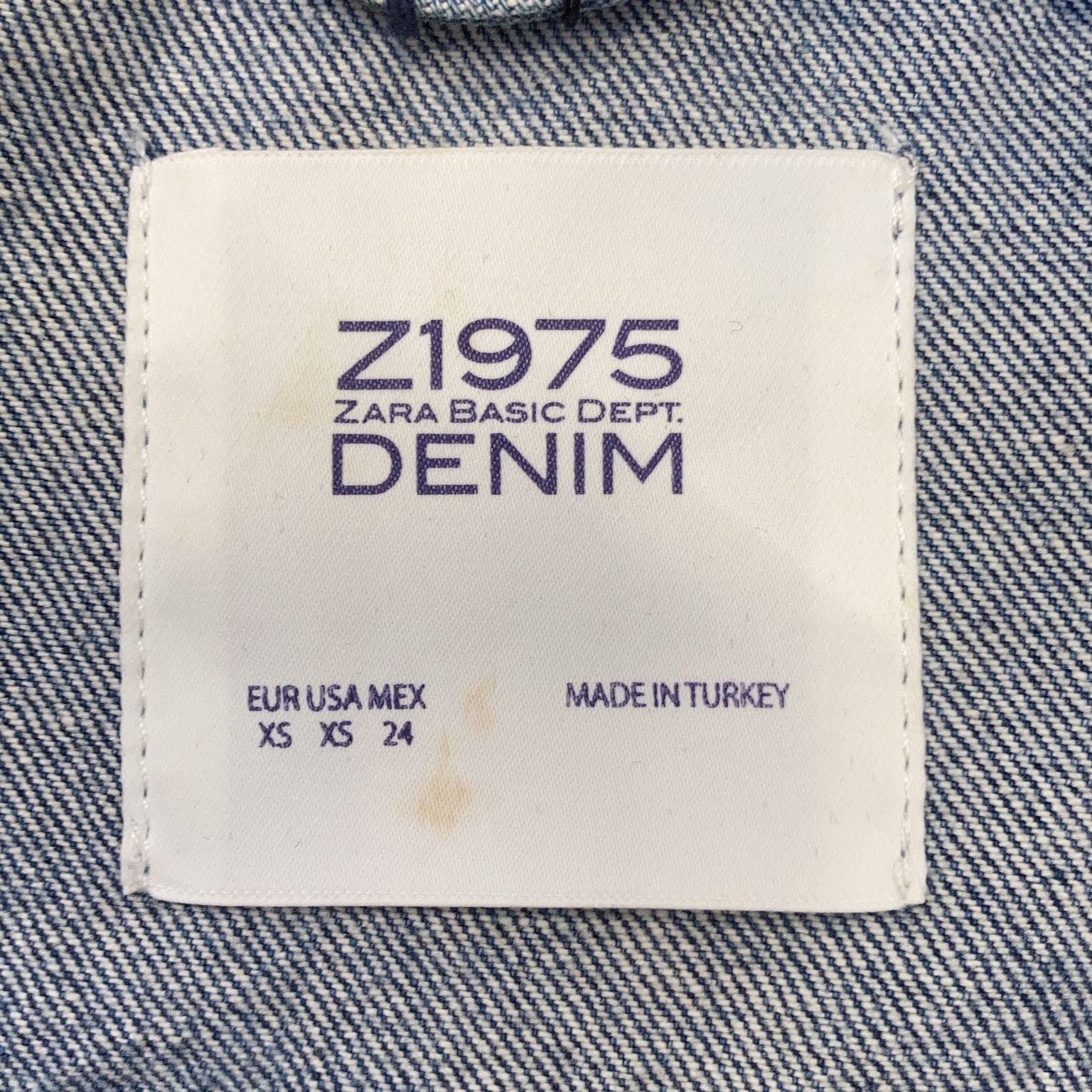 Zara Basic Z1975 Denim