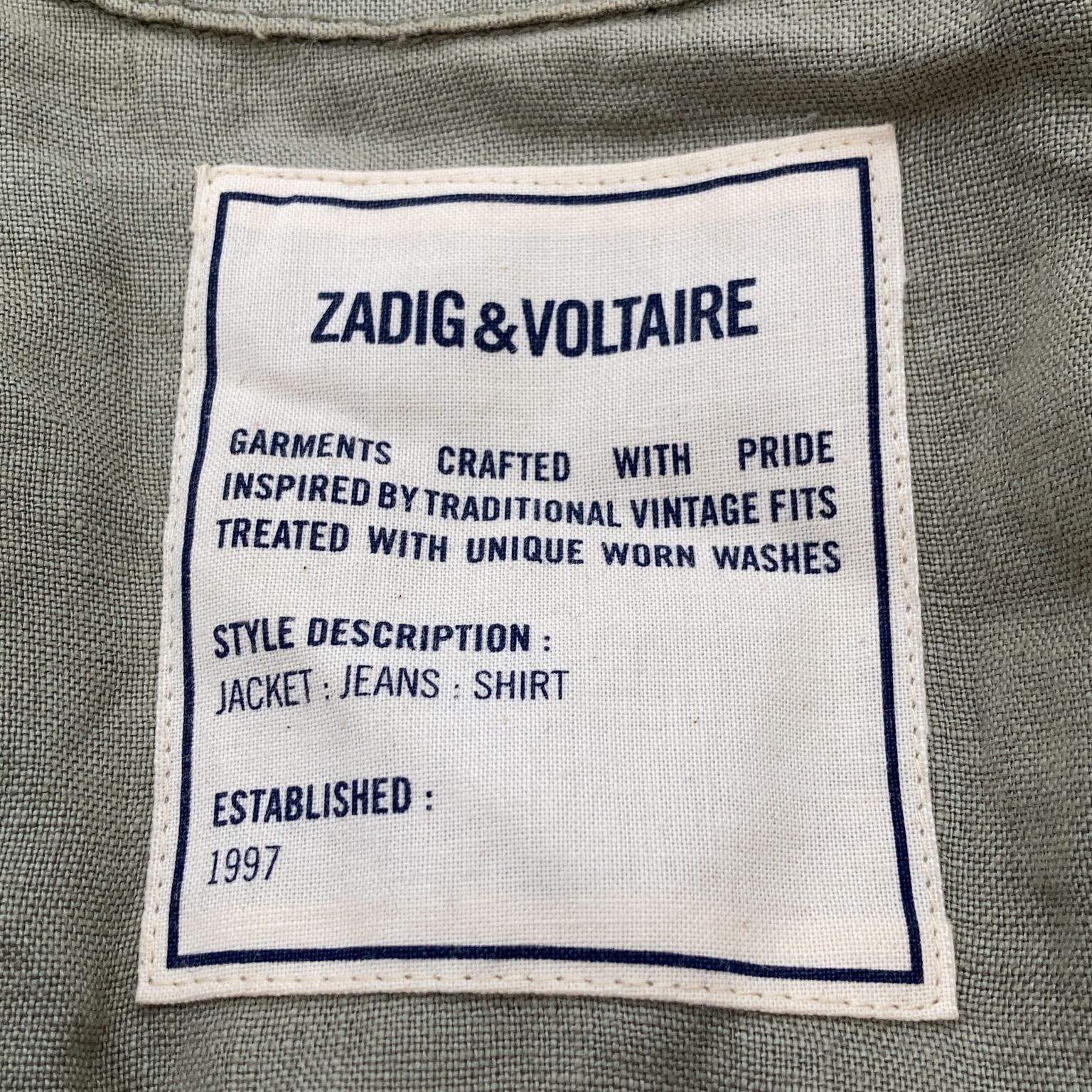 Zadig  Voltaire