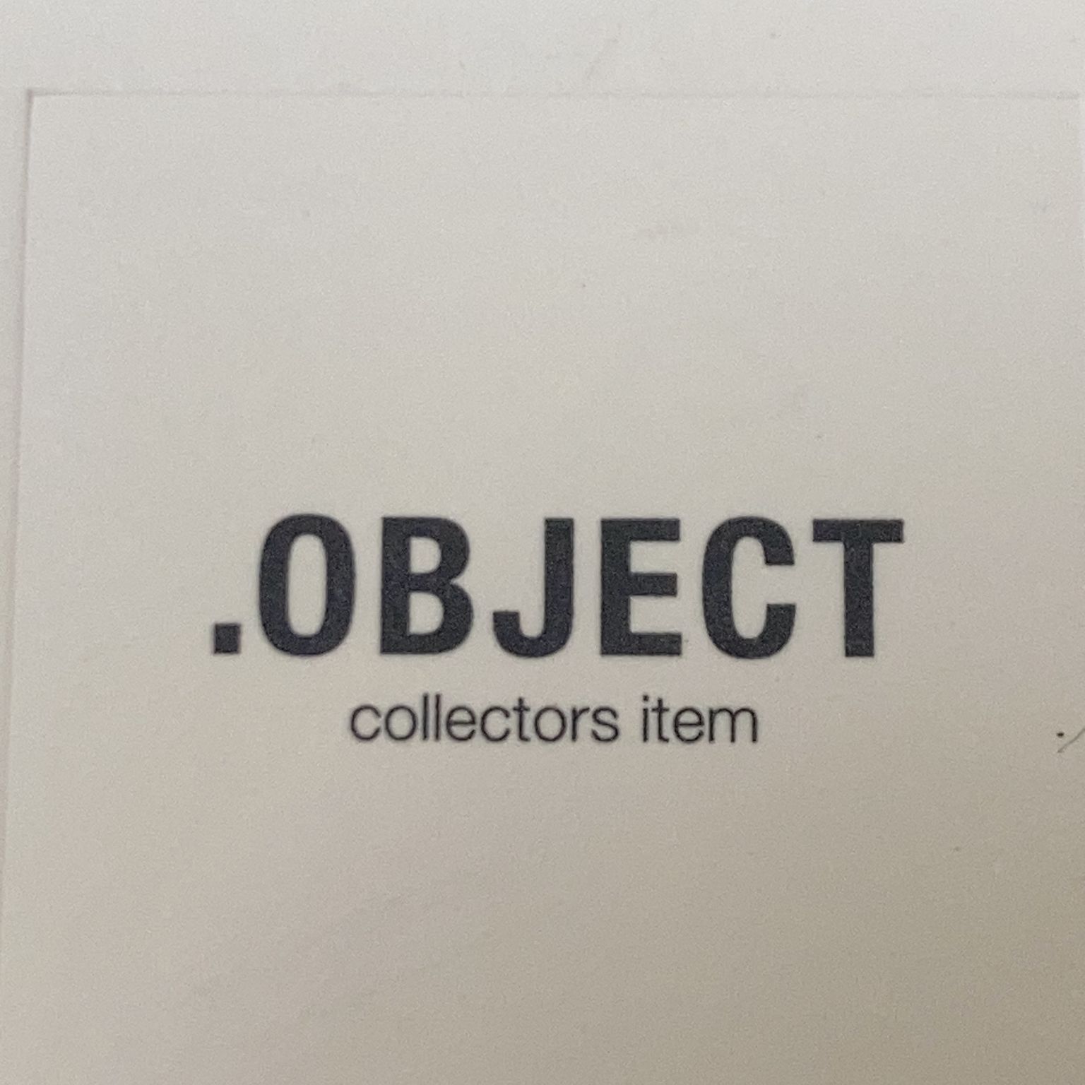 Object