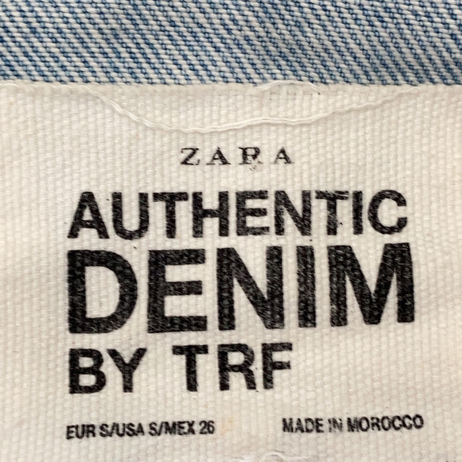 Zara Authentic Denim by TRF