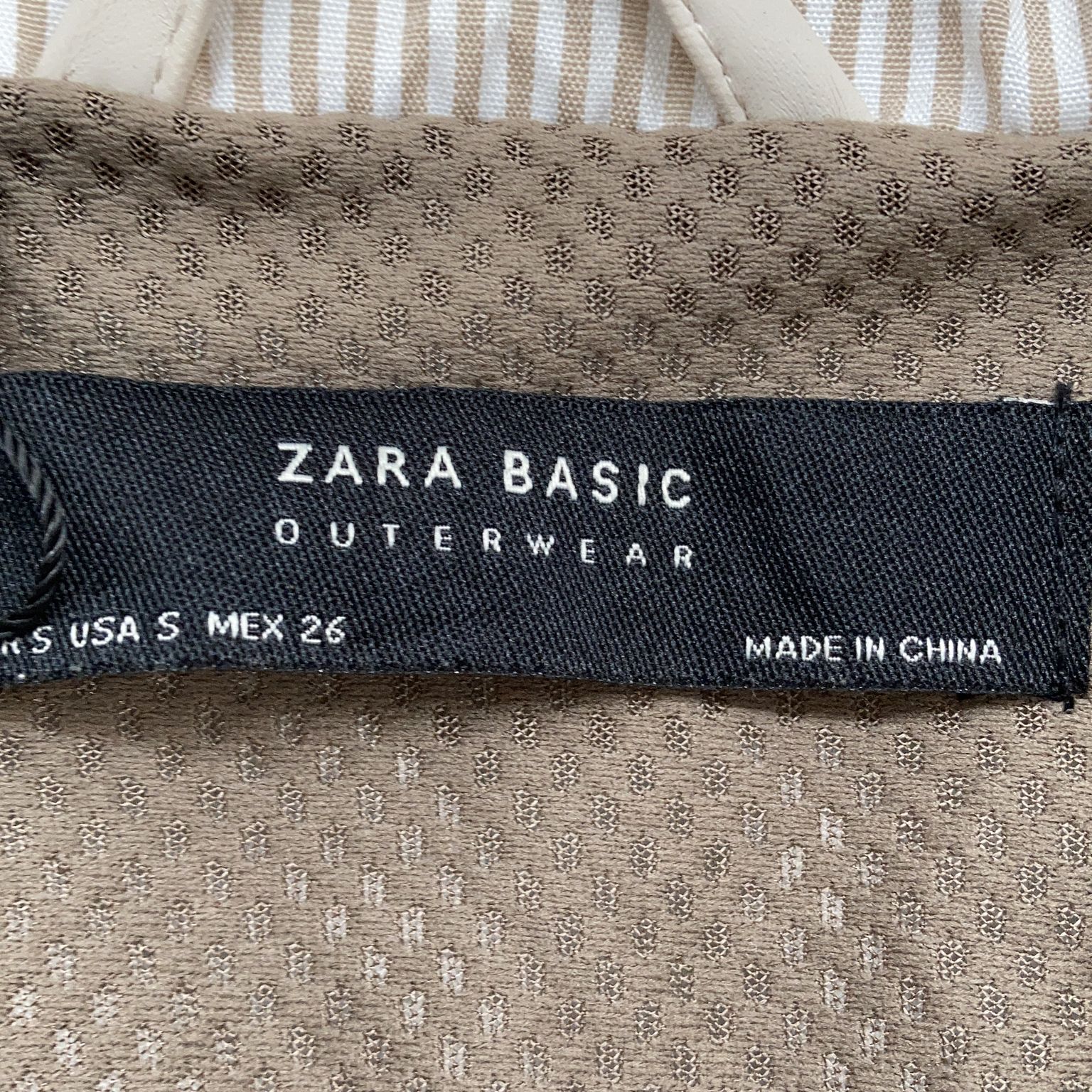 Zara Basic Outerwear